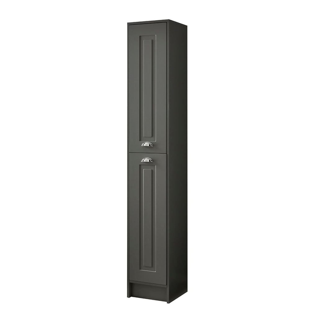 Astley Tall Side Unit Matt Grey - FUR538AS