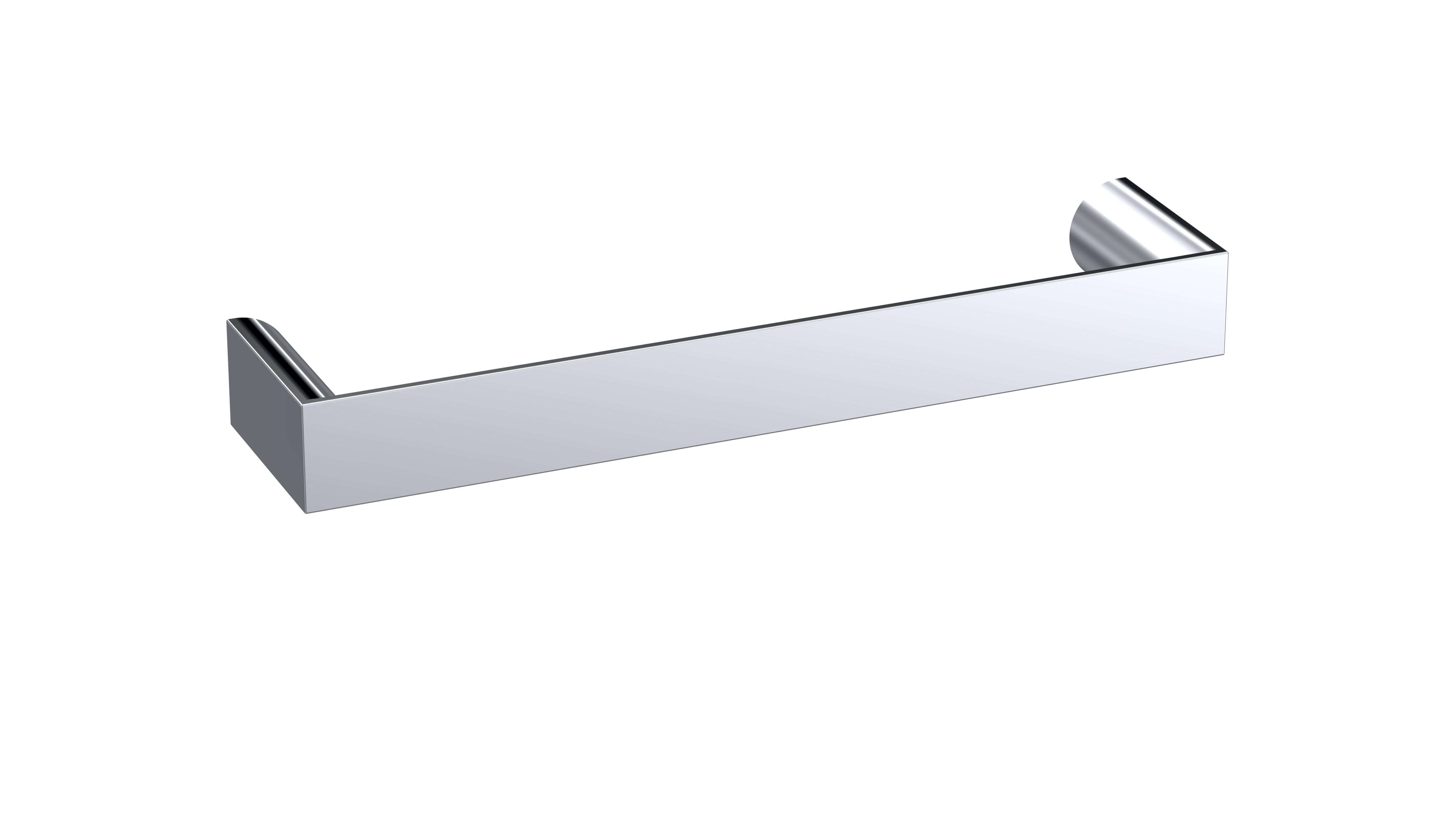 Chrome D Handle - 96mm Centres