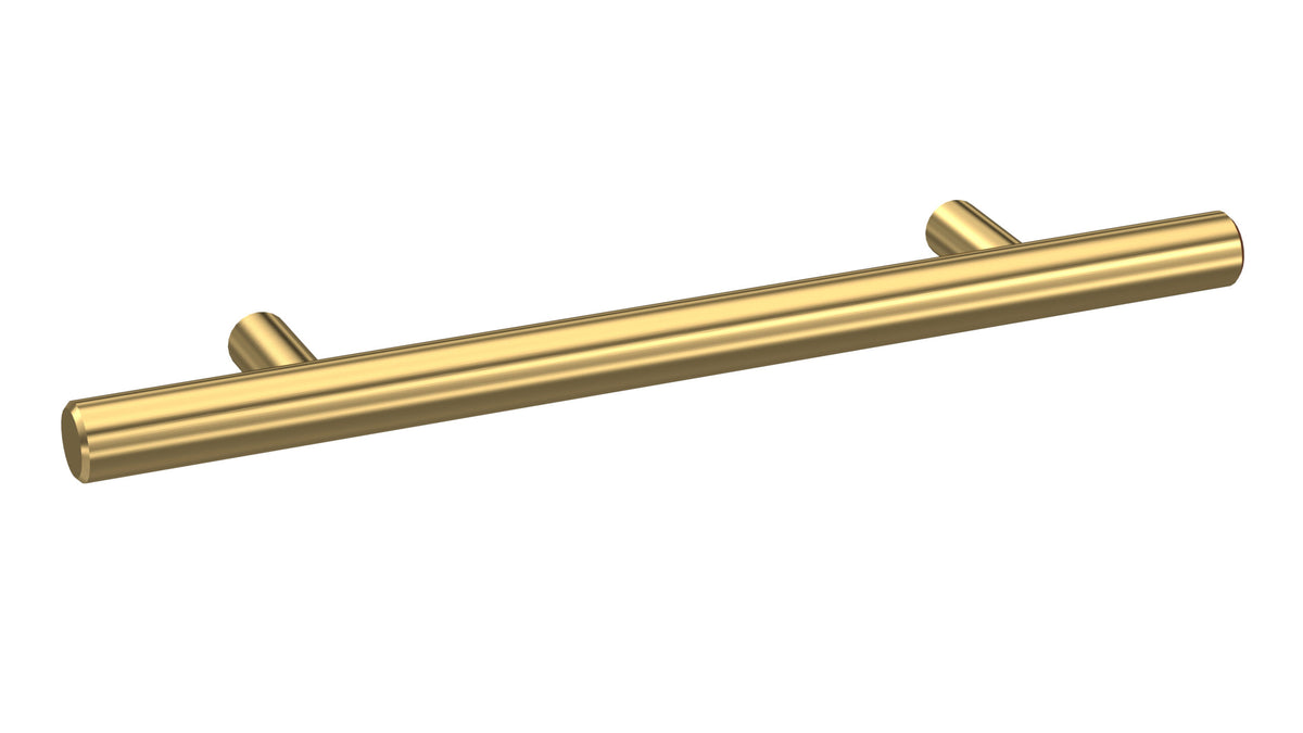 Infinity Round Handle Brushed Brass - H193