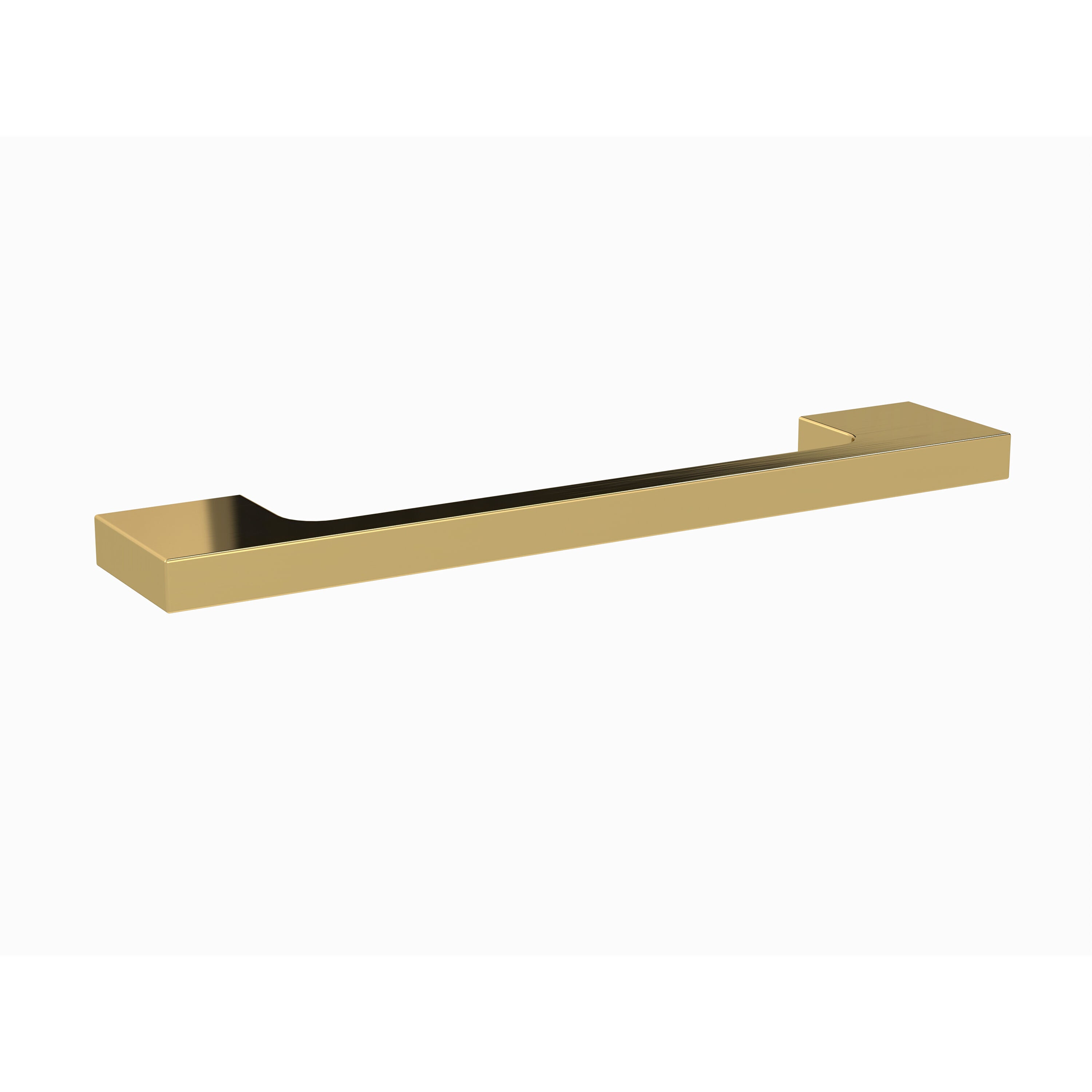 150mm Brushed Brass D Handle