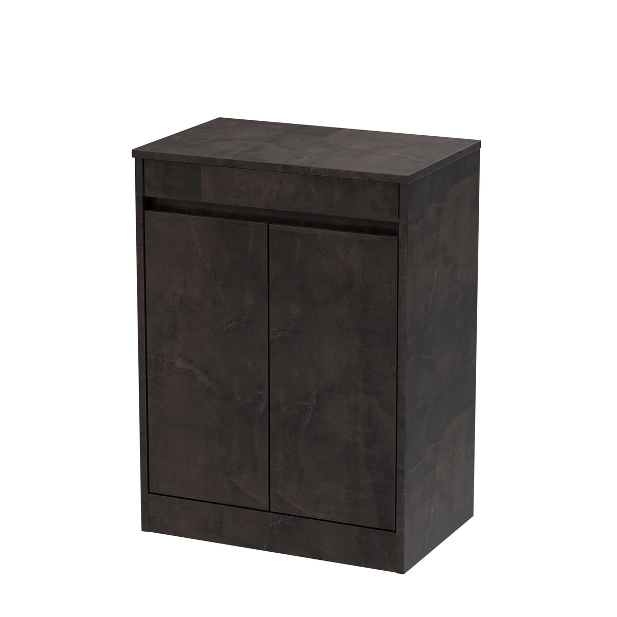 Nuie Havana 600mm 2 Door Floor Standing Vanity Unit With Co-ordinating Worktop