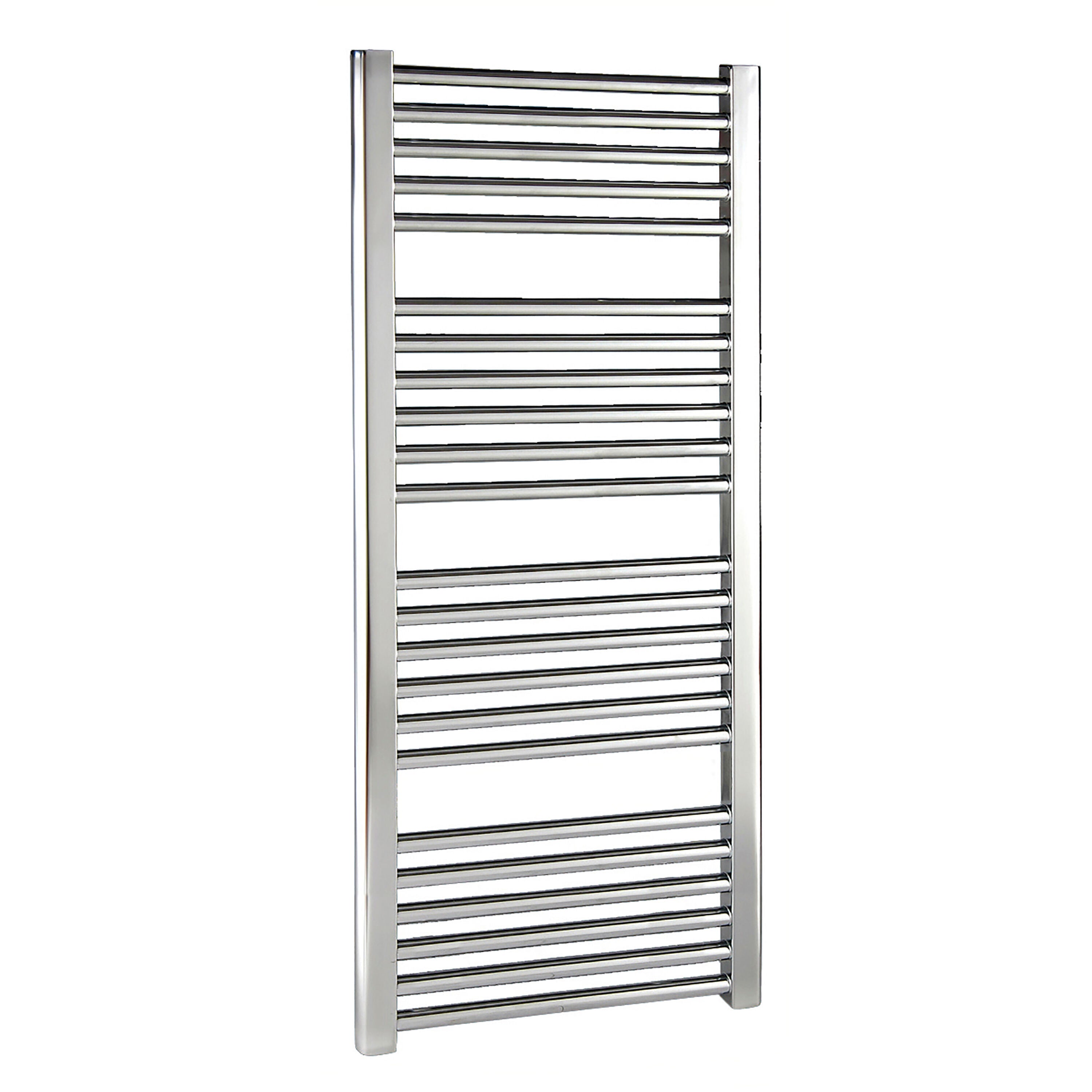 nuie 1100mm x 500mm Chrome Vertical Ladder Rail
