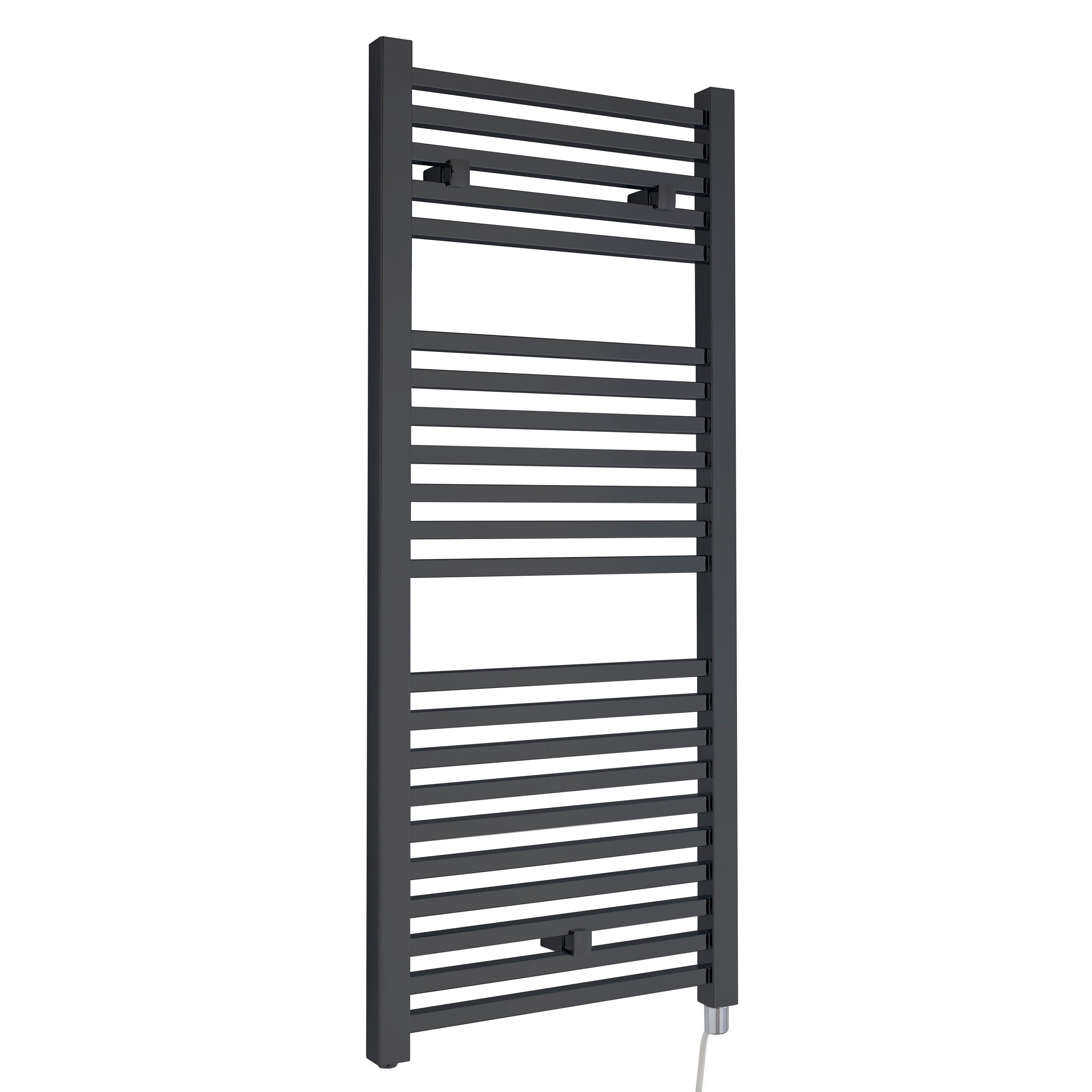 Eton Anthracite 1100mm x 500mm Vertical Electric Heated Towel Rail