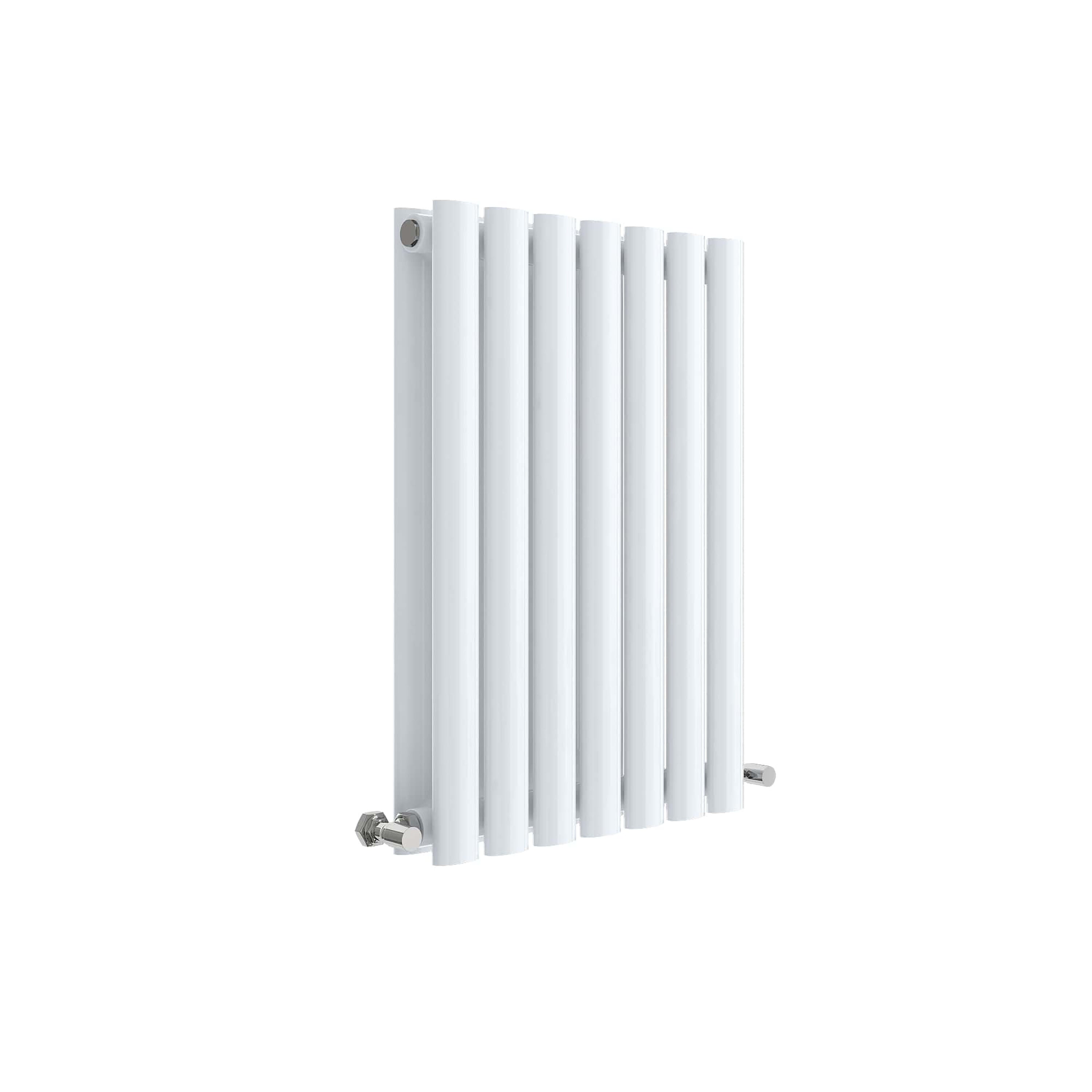 Revive High Gloss White 600mm x 412mm Horizontal Double Panel Radiator