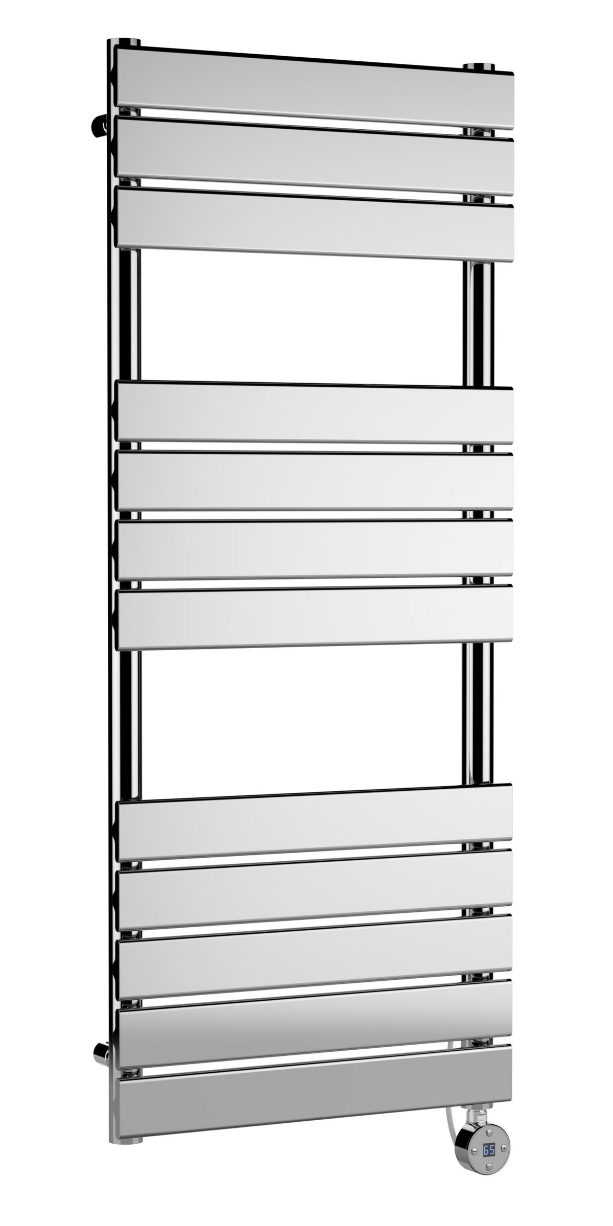 Nuie 1213mm x 500mm Vertical Electric Heated Towel Rail