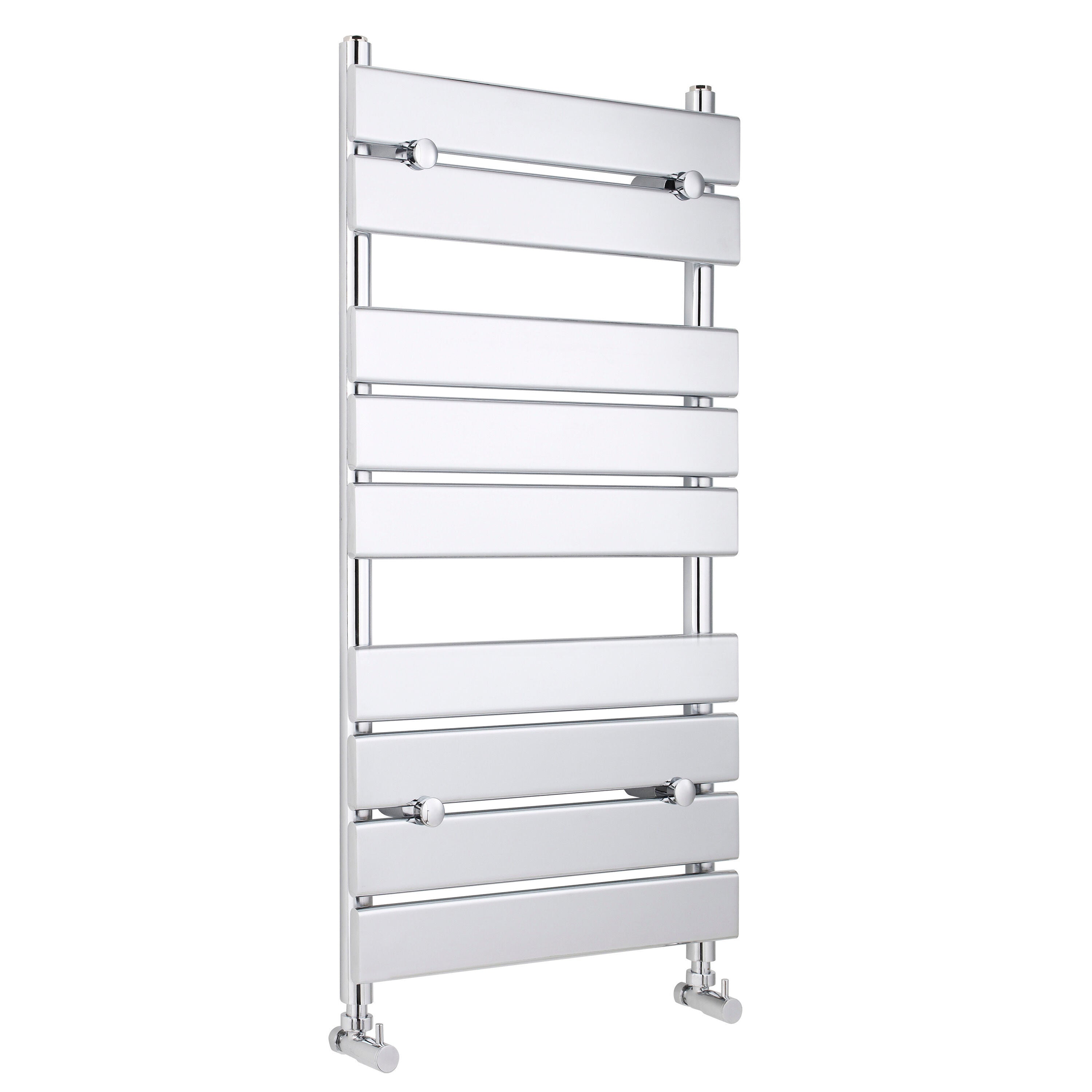 Piazza Chrome 950mm x 500mm Horizontal Heated Towel Rail