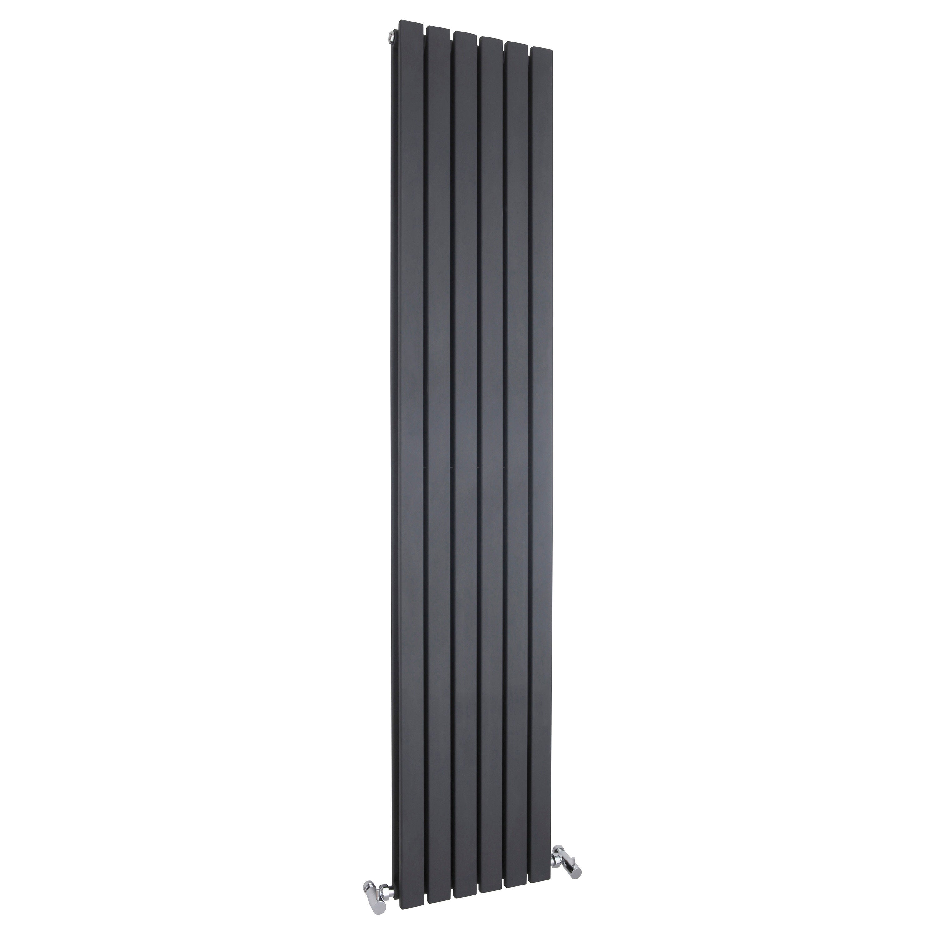 Sloane Anthracite 1800mm x 354mm Vertical Double Panel Radiator