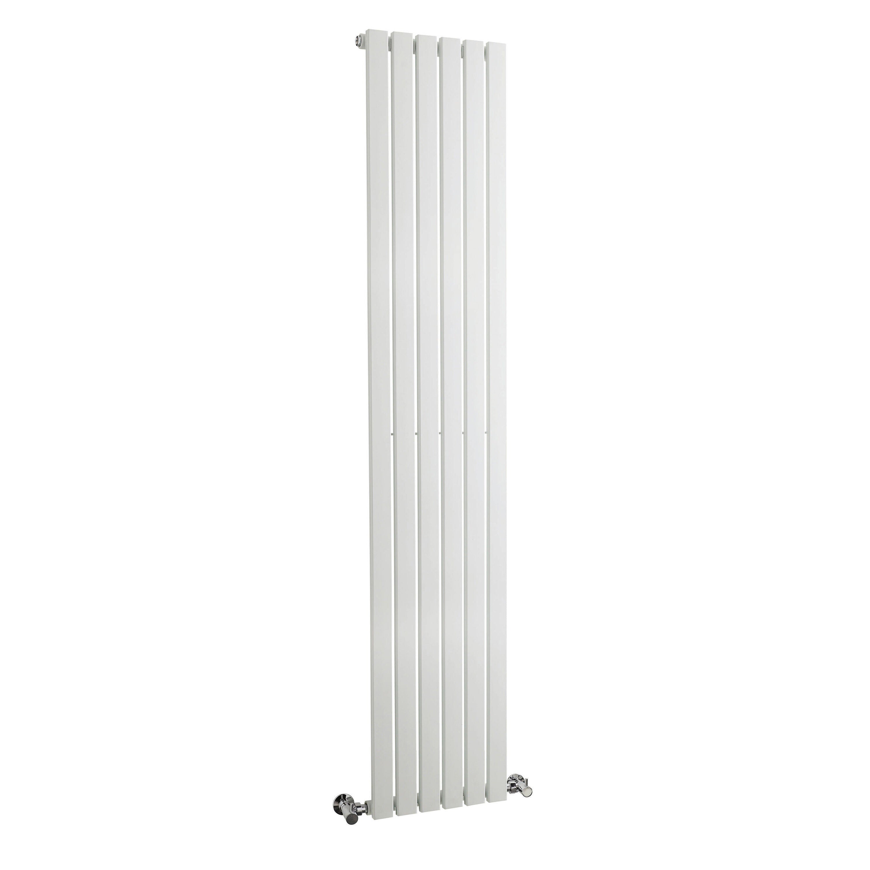 Sloane White 1800mm x 354mm Vertical Single Panel Radiator