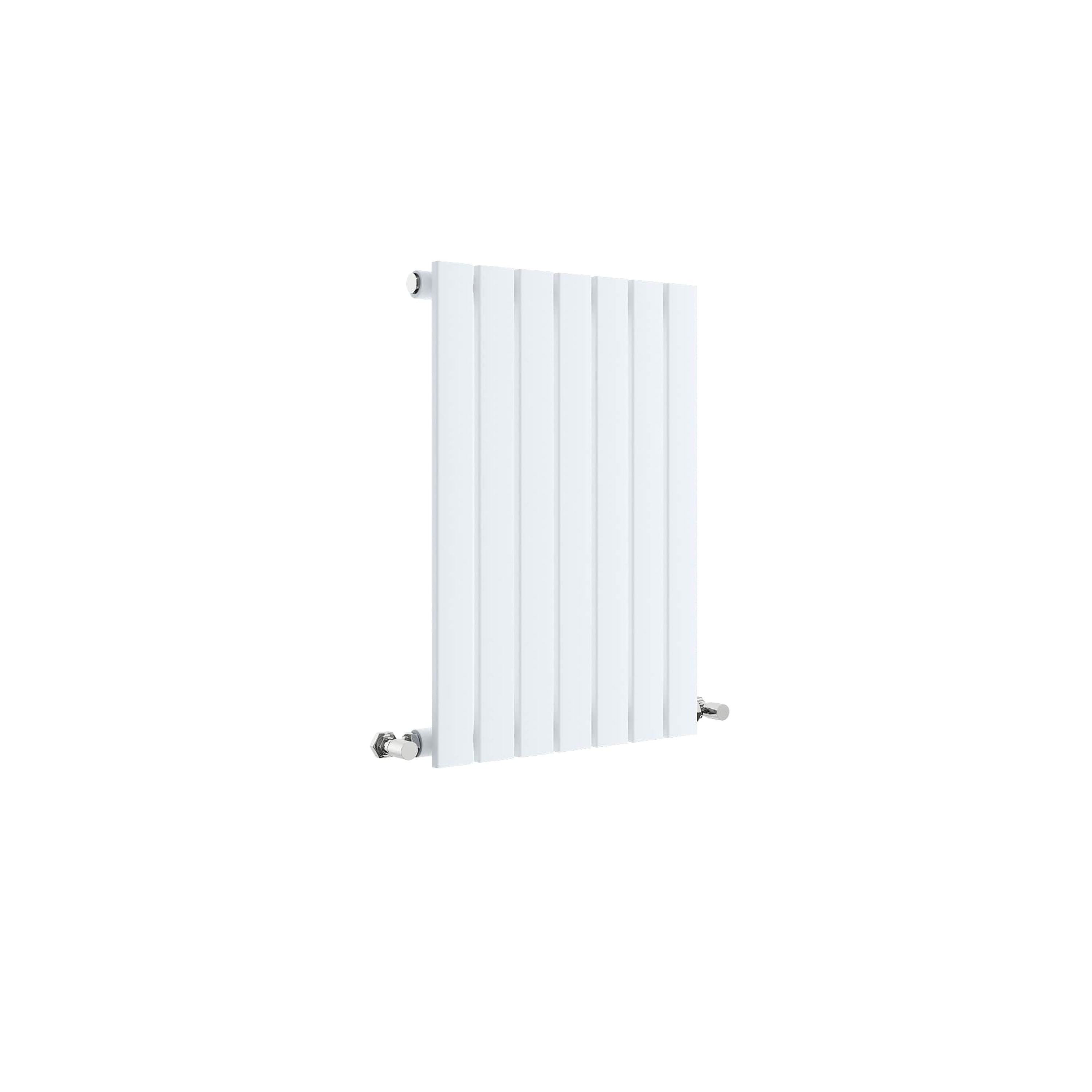 Sloane Satin White 600mm x 412mm Horizontal Single Panel Radiator