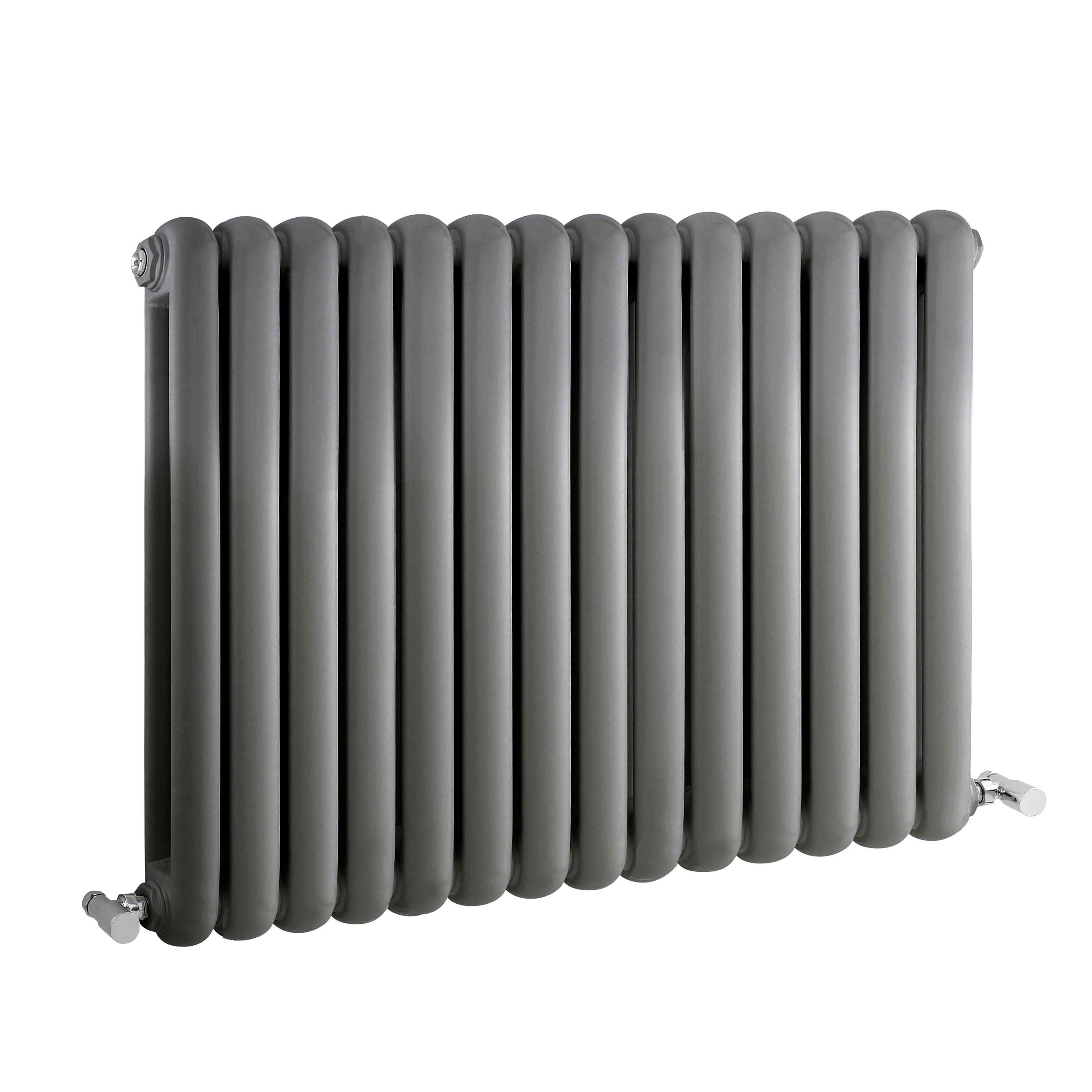 Salvia Anthracite 863mm x 635mm  Vertical Column Radiator