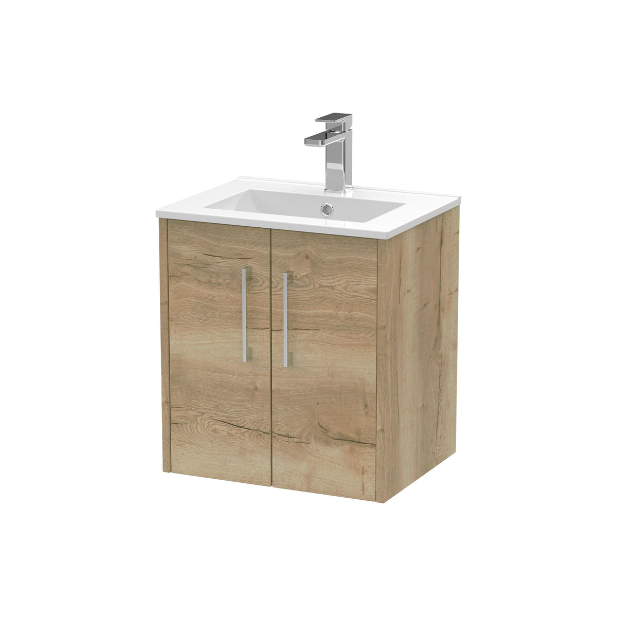 Hudson Reed Juno 500mm 2 Door Wall Hung Vanity Unit With Minimalist Basin