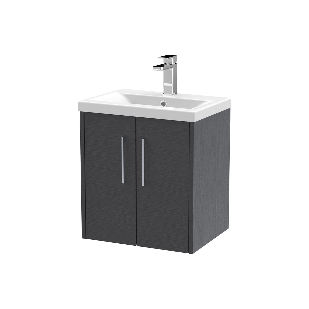 Hudson Reed Juno 500mm 2 Door Wall Hung Vanity Unit With Mid-Edge Basin