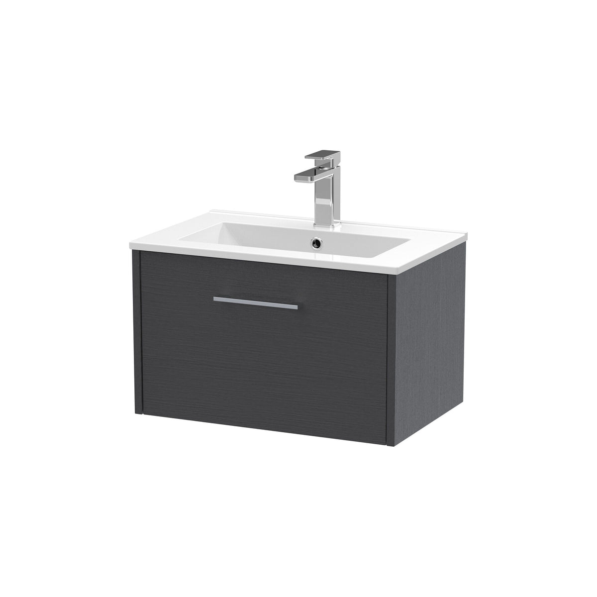 Hudson Reed Juno 600mm 1 Drawer Wall Hung Vanity Unit With Minimalist Basin