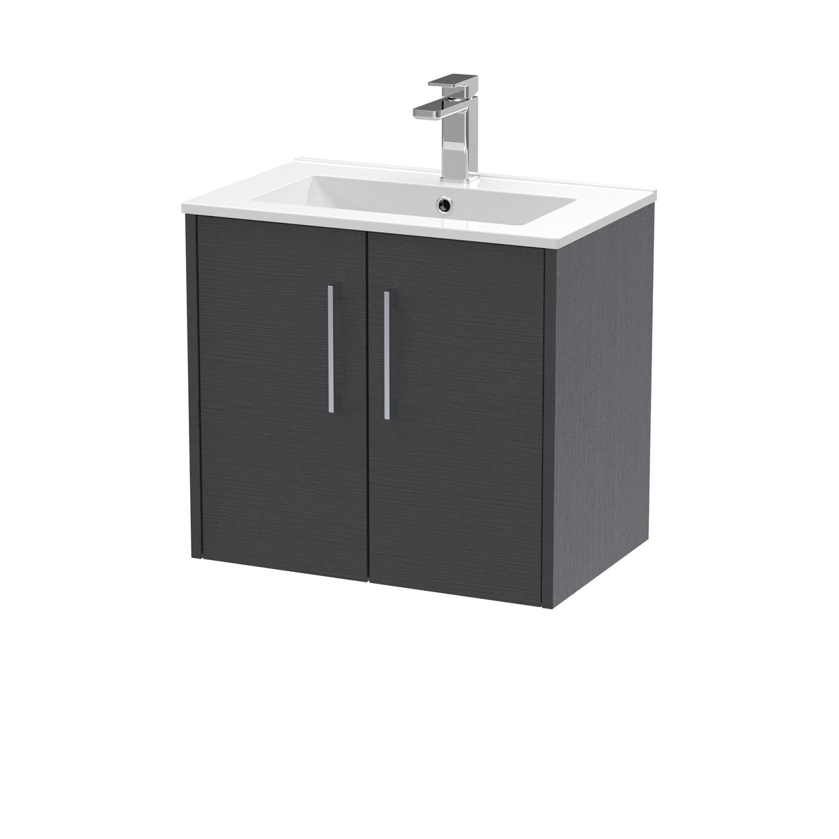 Hudson Reed Juno 600mm 2 Door Wall Hung Vanity Unit With Minimalist Basin