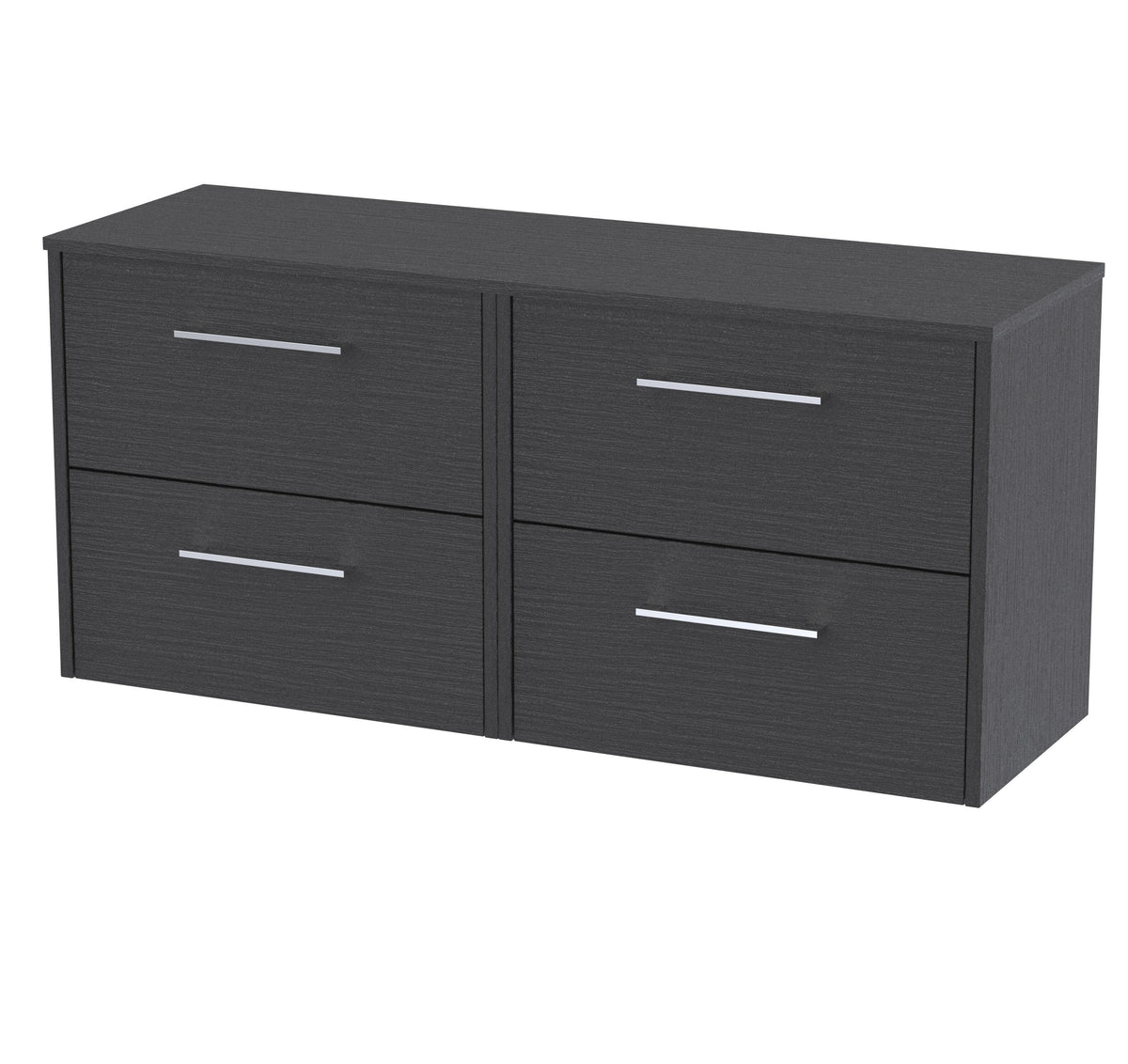 Hudson Reed Juno 1200mm 4 Drawer Wall Hung Vanity Unit With Co-ordinating Worktop