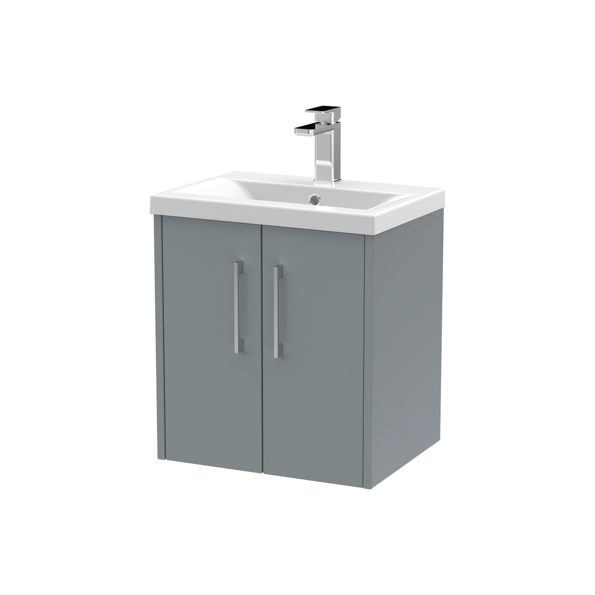 Hudson Reed Juno 500mm 2 Door Wall Hung Vanity Unit With Mid-Edge Basin