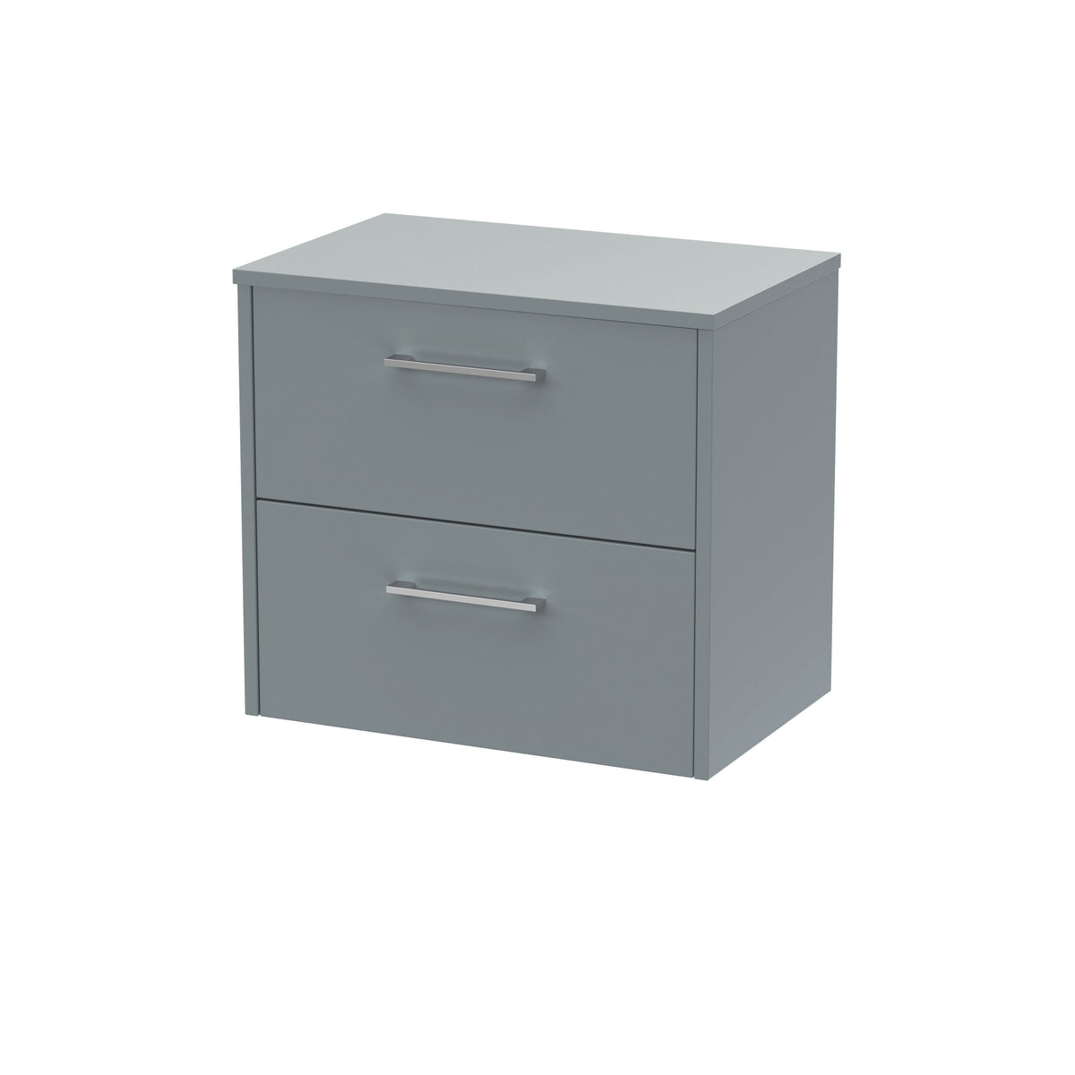 Hudson Reed Juno 600mm 2 Drawer Wall Hung Vanity Unit With Co-ordinating Worktop