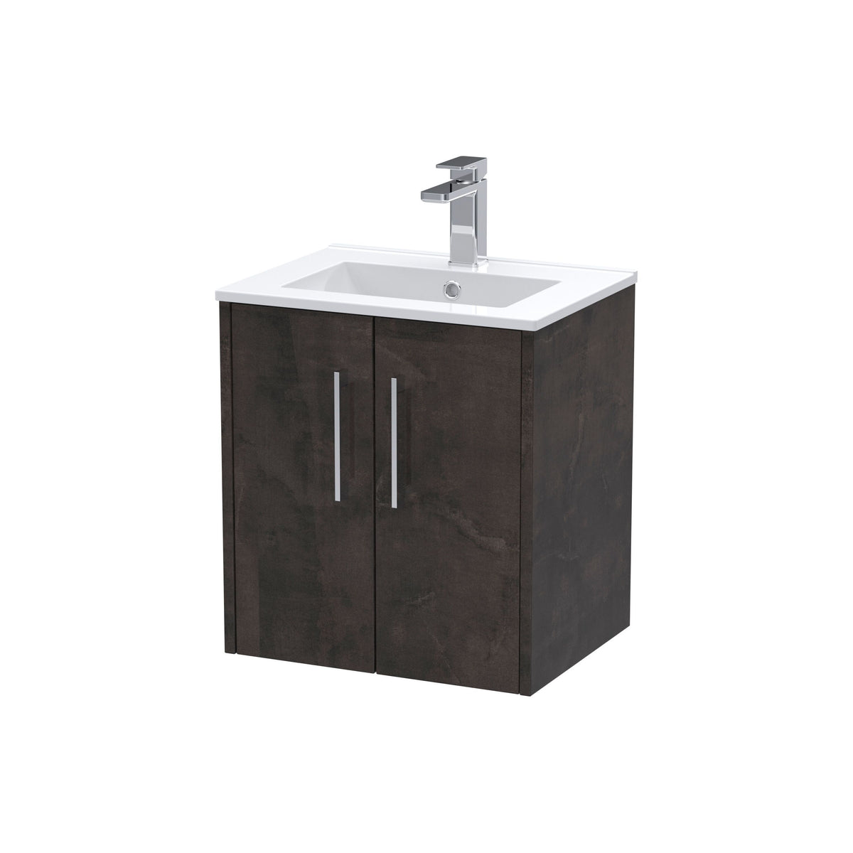 Hudson Reed Juno 500mm 2 Door Wall Hung Vanity Unit With Minimalist Basin