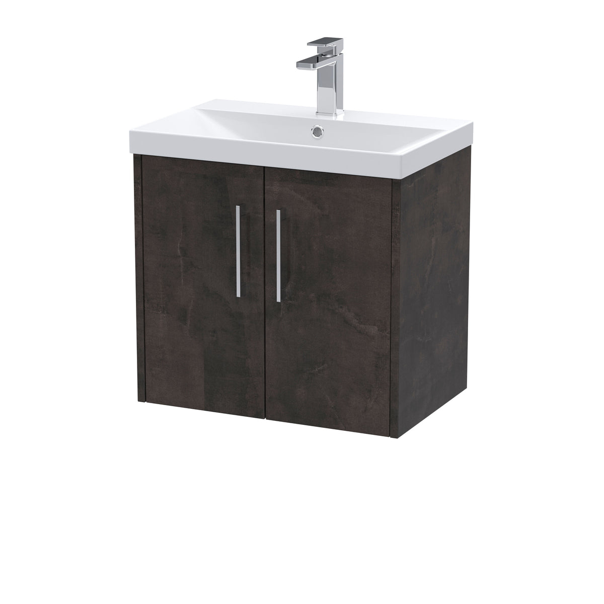 Hudson Reed Juno 600mm 2 Door Wall Hung Vanity Unit With Thin Edge Basin