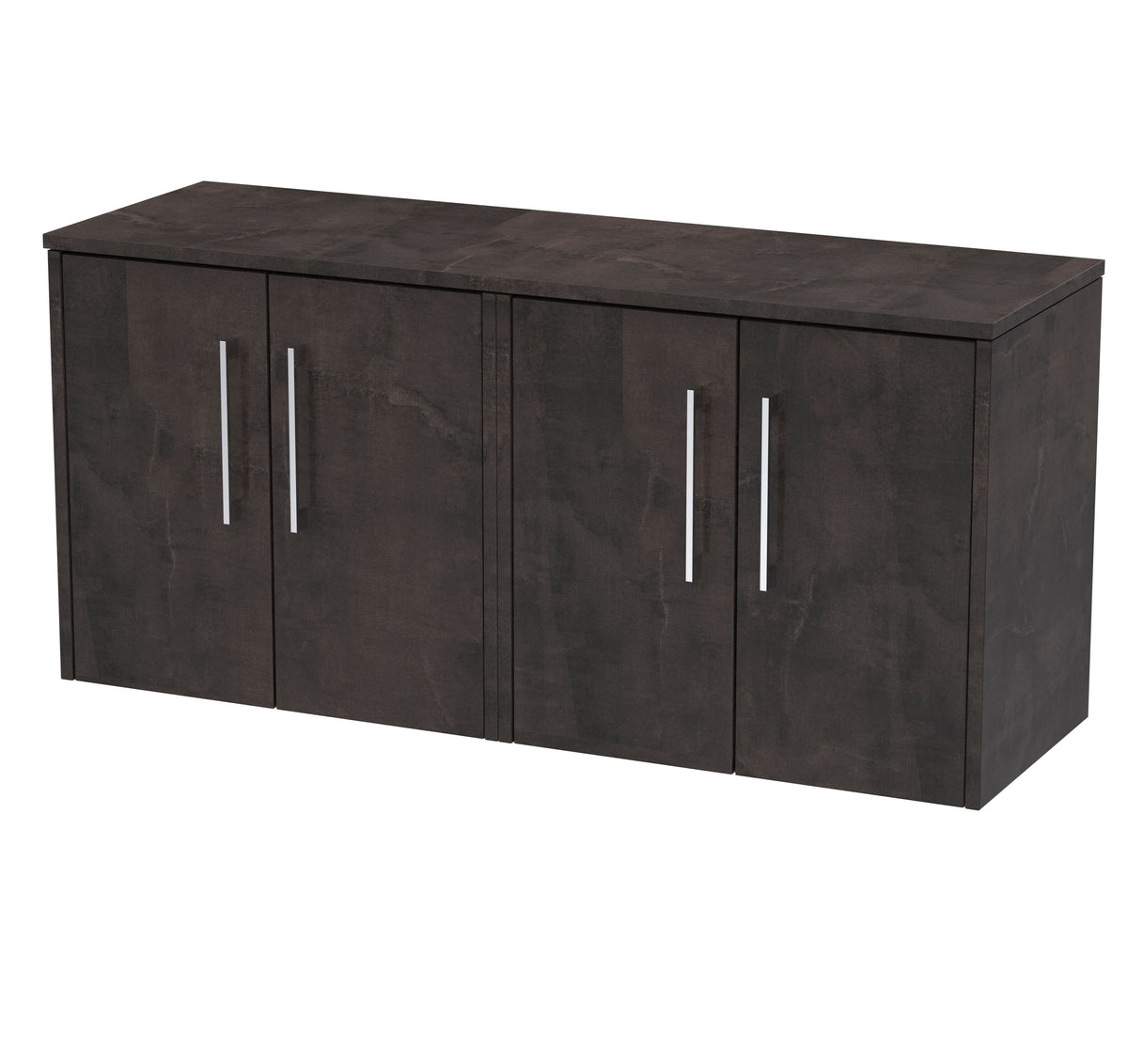 Hudson Reed Juno 1200mm 4 Door Wall Hung Vanity Unit With Co-ordinating Worktop