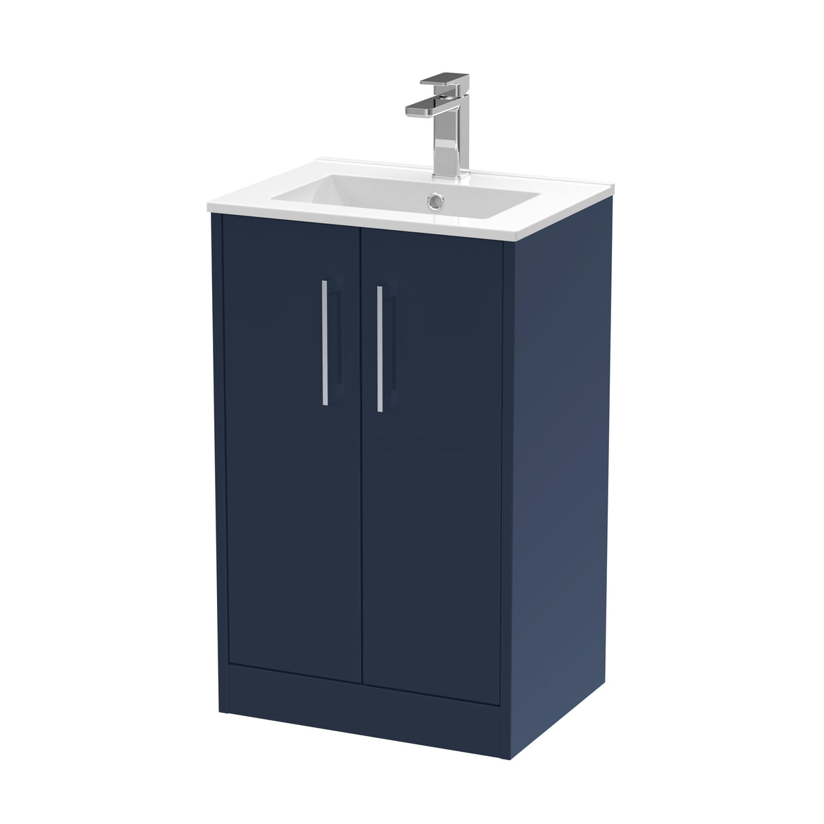 Hudson Reed Juno 500mm 2 Door Floor Standing Vanity Unit With Minimalist Basin