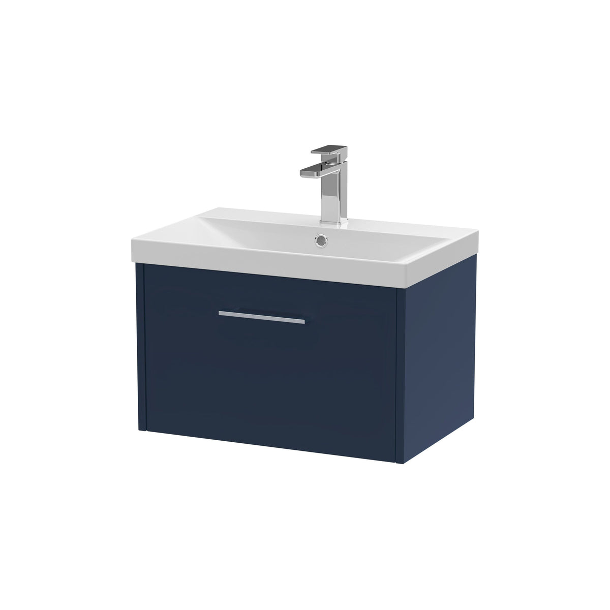 Hudson Reed Juno 600mm 1 Drawer Wall Hung Vanity Unit With Thin Edge Basin