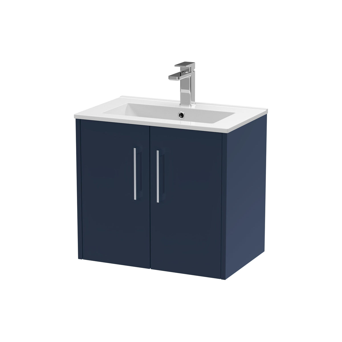 Hudson Reed Juno 600mm 2 Door Wall Hung Vanity Unit With Minimalist Basin