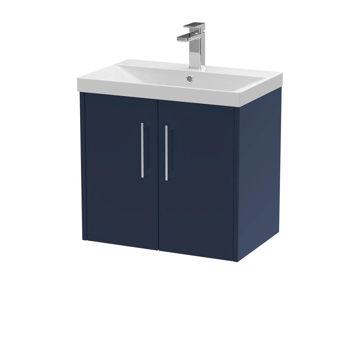 Hudson Reed Juno 600mm 2 Door Wall Hung Vanity Unit With Thin Edge Basin