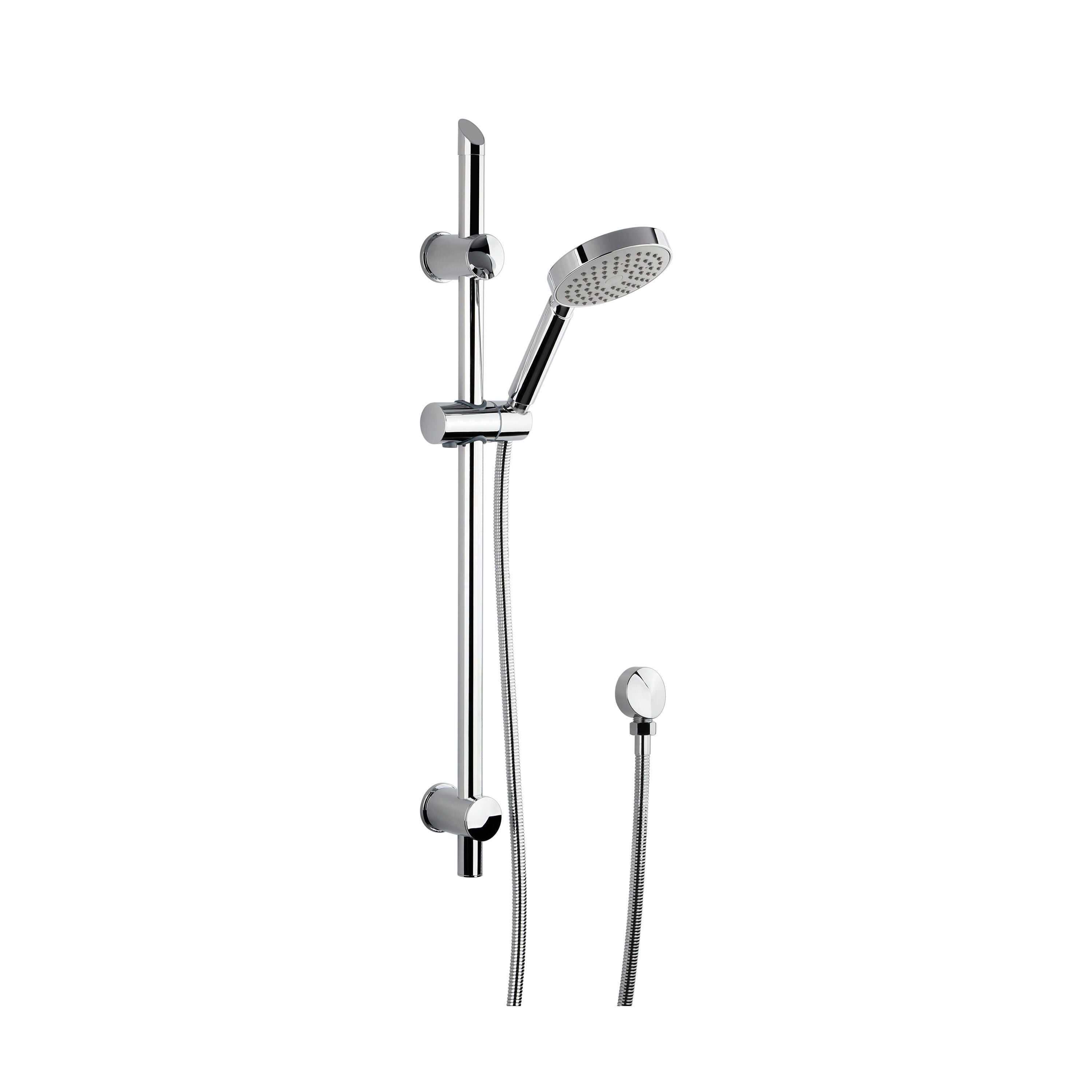 nuie Chrome Shower Slide Rail Kit