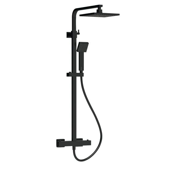 Thermostatic Bar Shower with Kit Square - Brushed Bronze