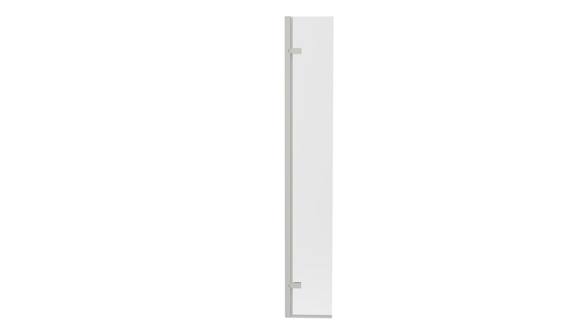 KV8 Hinged Wetroom Return Panel Chrome - KCEIGHT300W - KCEIGHT300W 3