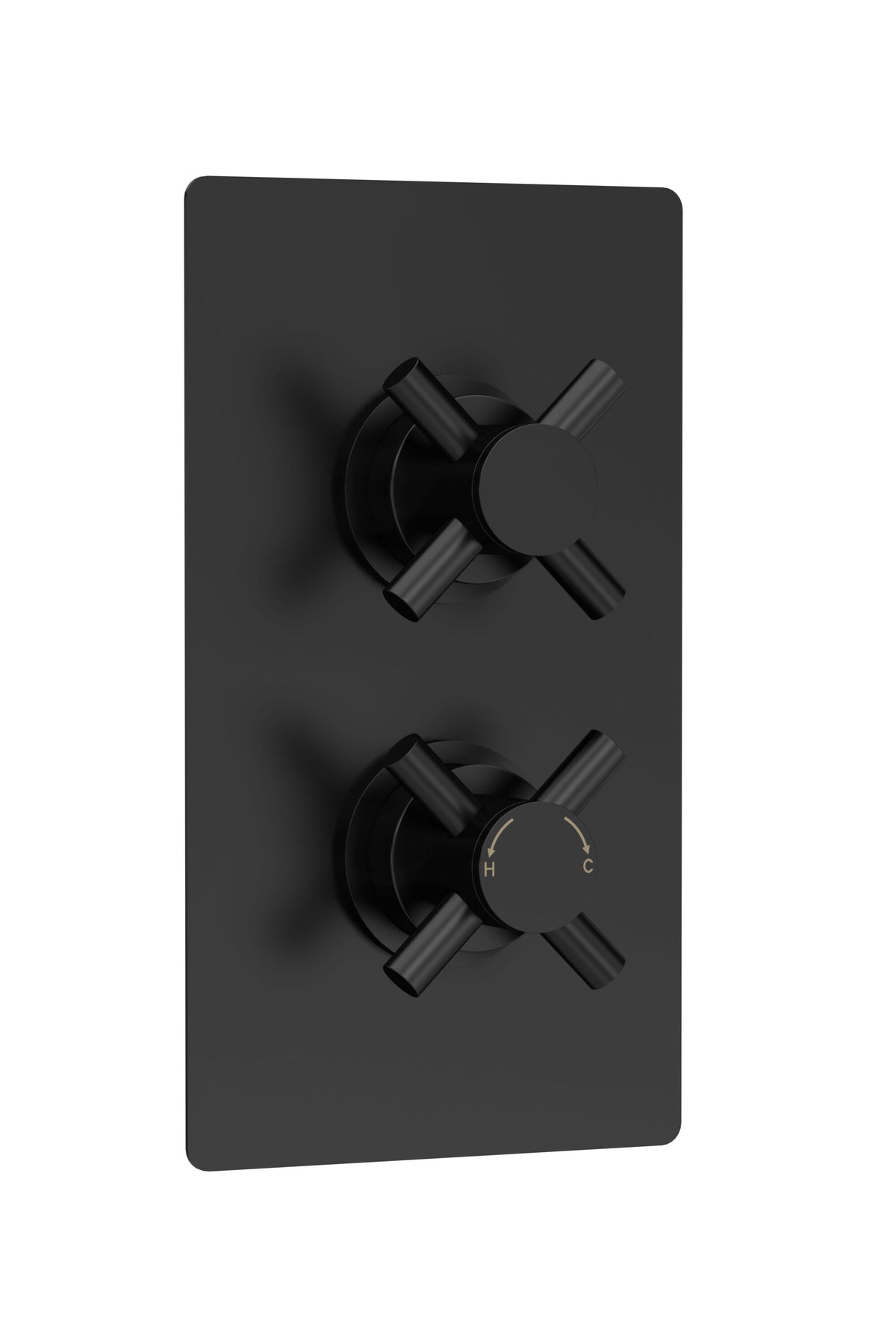 Hudson Reed Tec Crosshead Twin Thermostatic Shower Valve With Diverter