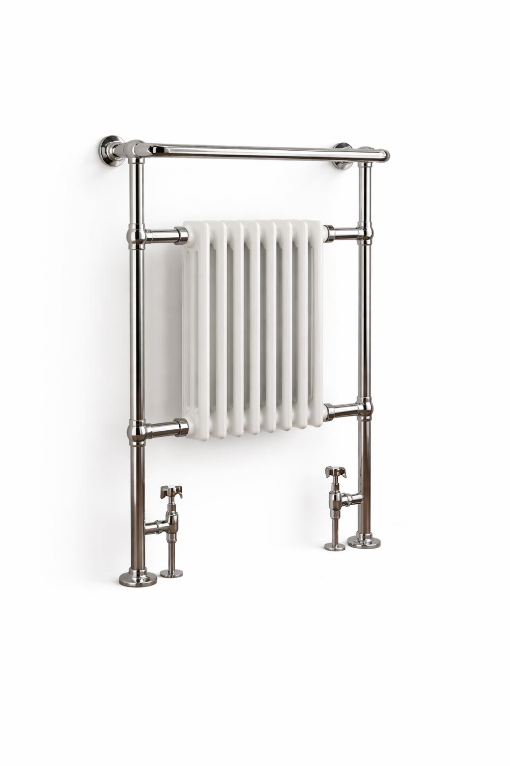 Crown Design Radiator 500mm x 945mm - Chrome & White - LAS-1 - LAS-1 2