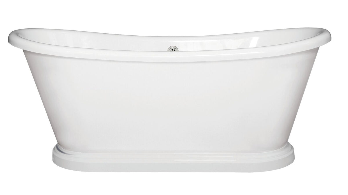 Old London 1580mm Freestanding Painted Boat Bath