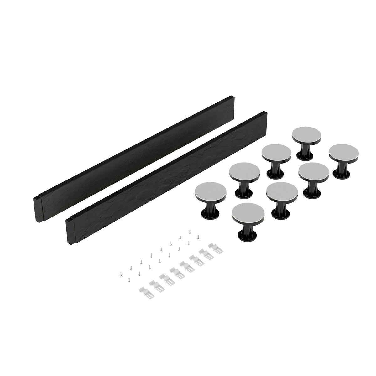 Hudson Reed 1000mm Square Leg Set With Plinth, Legs, Clips & Screws