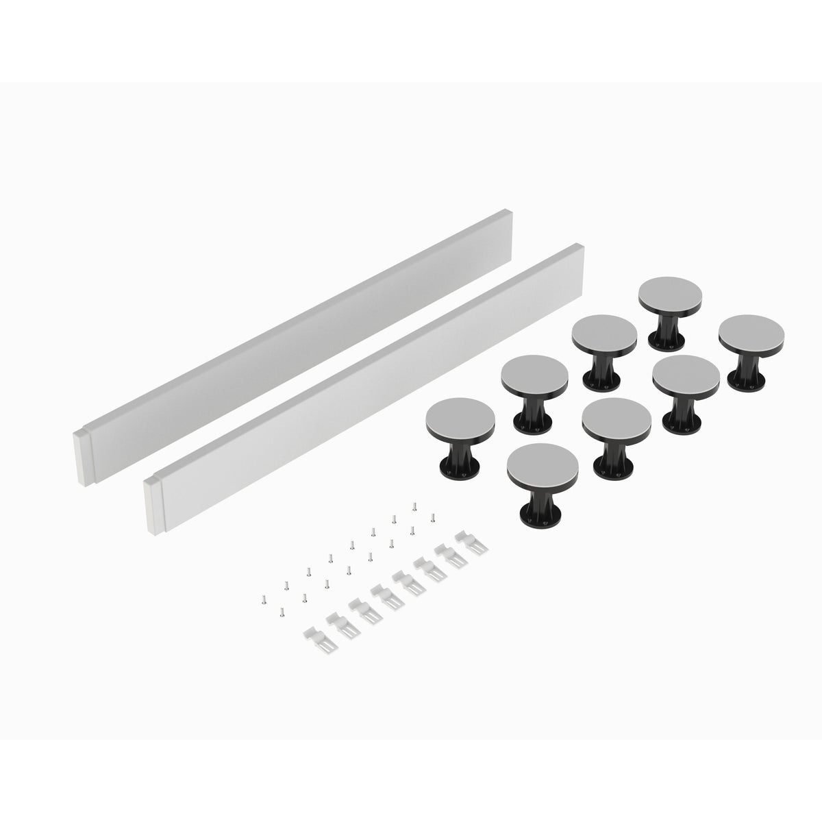Hudson Reed 1000mm Square Leg Set With Plinth, Legs, Clips & Screws