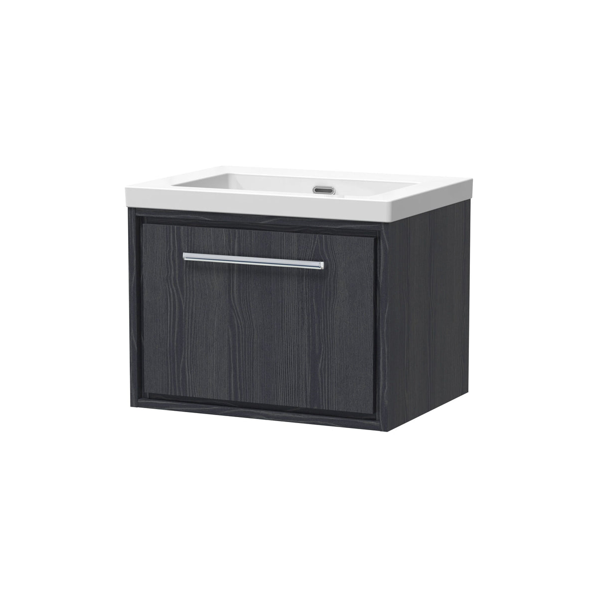 Hudson Reed Lille 600mm 1 Drawer Wall Hung Vanity Unit With Fireclay Basin