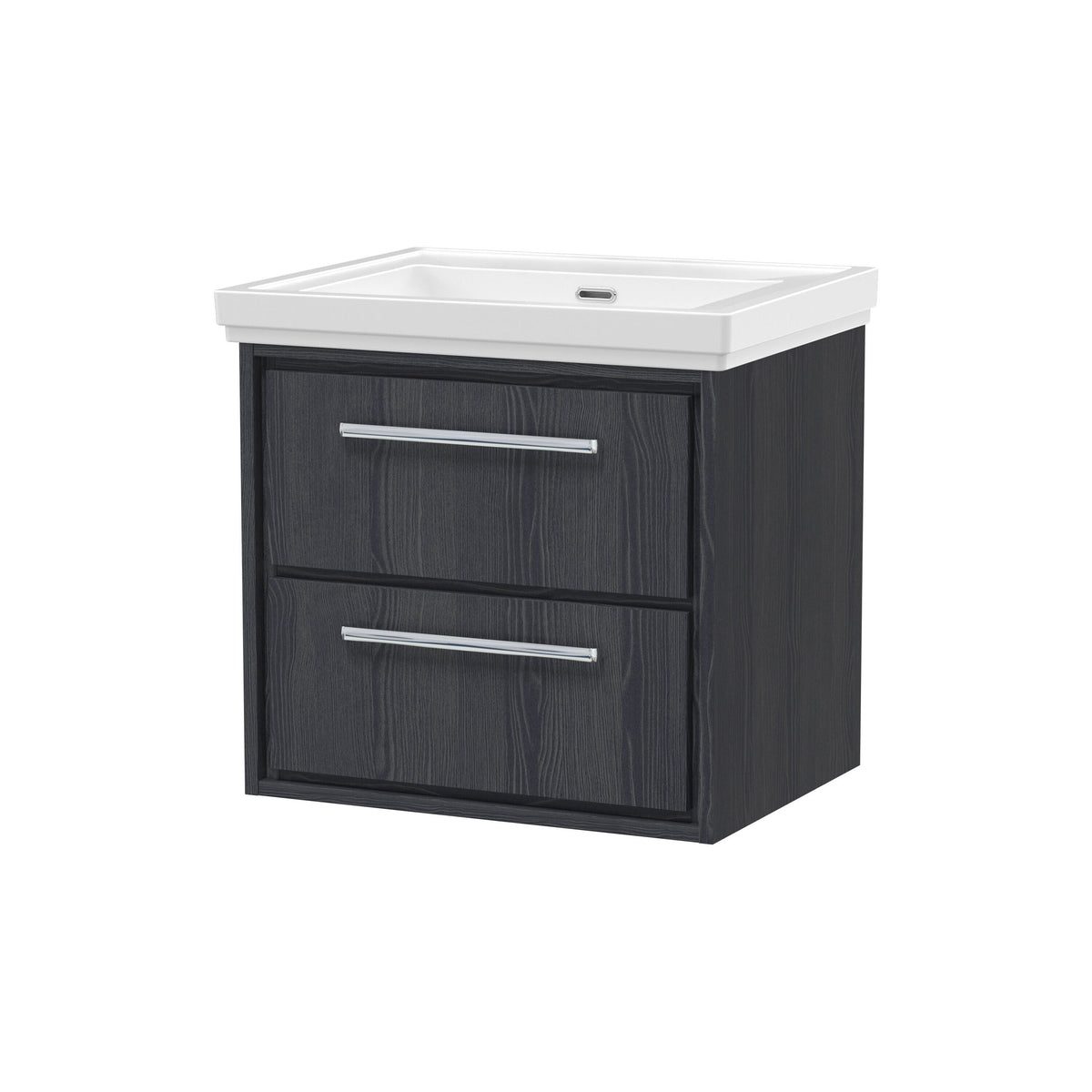 Hudson Reed Lille 600mm 2 Drawer Wall Hung Vanity Unit With Fireclay Basin