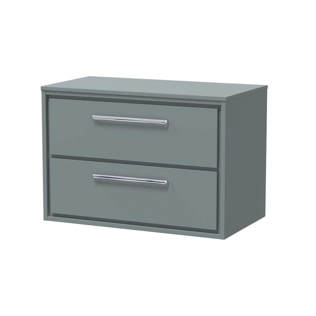 Hudson Reed Lille 800mm 2 Drawer Wall Hung Vanity Unit With Co-ordinating Worktop