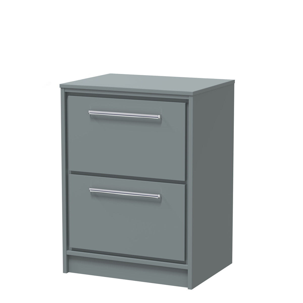 Hudson Reed Lille 600mm 2 Drawer Floor Standing Vanity Unit With Co-ordinating Worktop