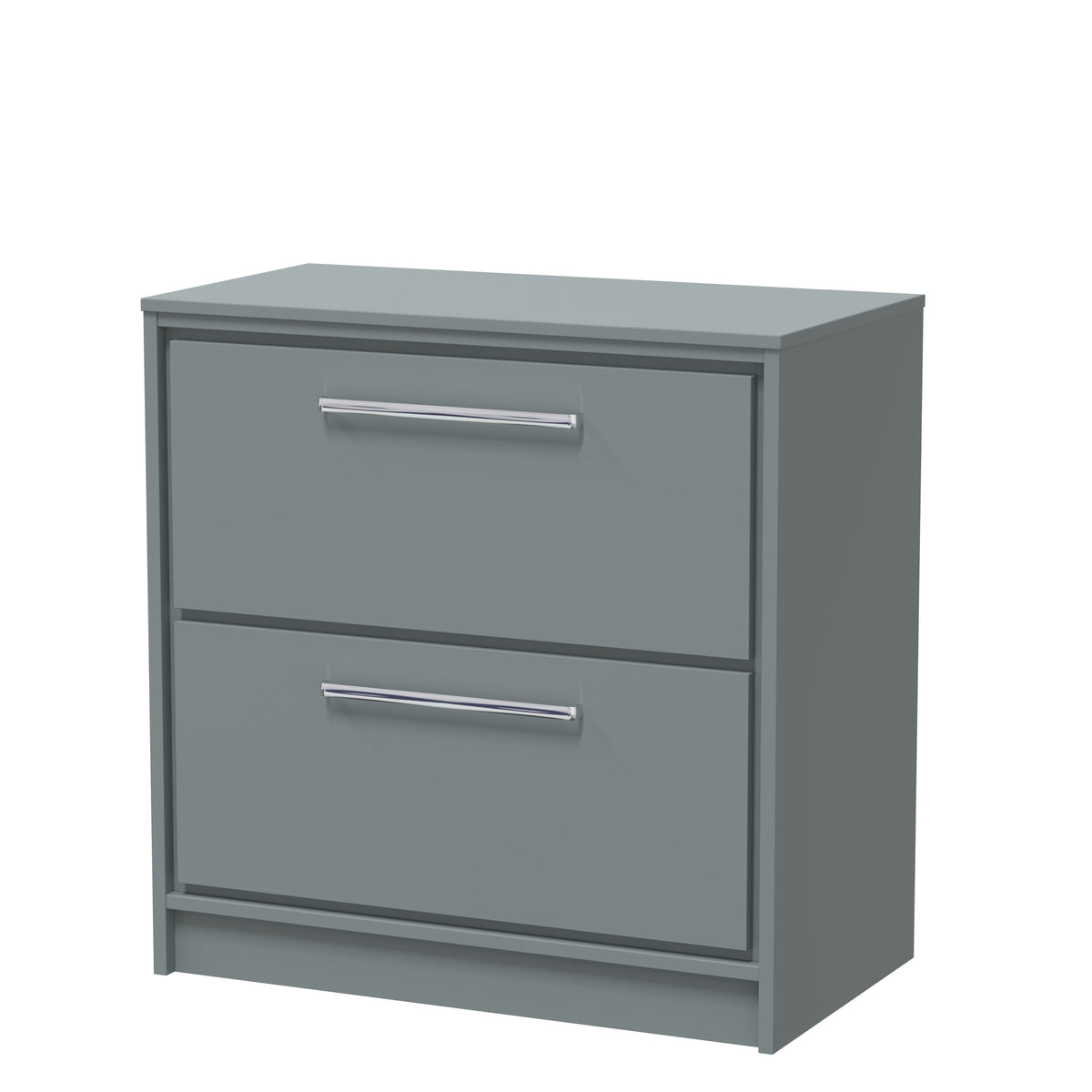 Hudson Reed Lille 800mm 2 Drawer Floor Standing Vanity Unit With Co-ordinating Worktop