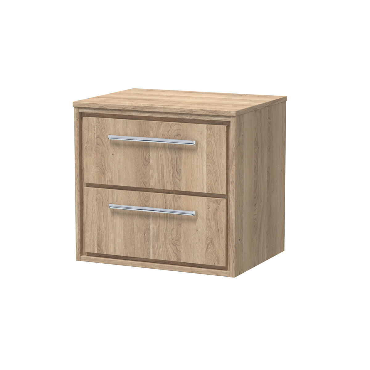 Hudson Reed Lille 600mm 2 Drawer Wall Hung Vanity Unit With Co-ordinating Worktop