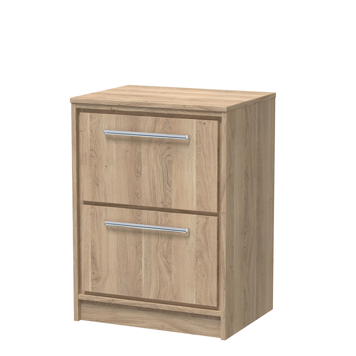 Hudson Reed Lille 600mm 2 Drawer Floor Standing Vanity Unit With Co-ordinating Worktop