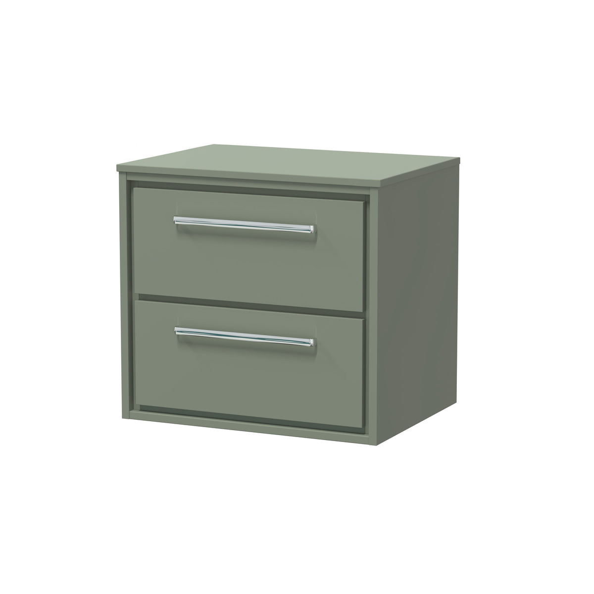 Hudson Reed Lille 600mm 2 Drawer Wall Hung Vanity Unit With Co-ordinating Worktop