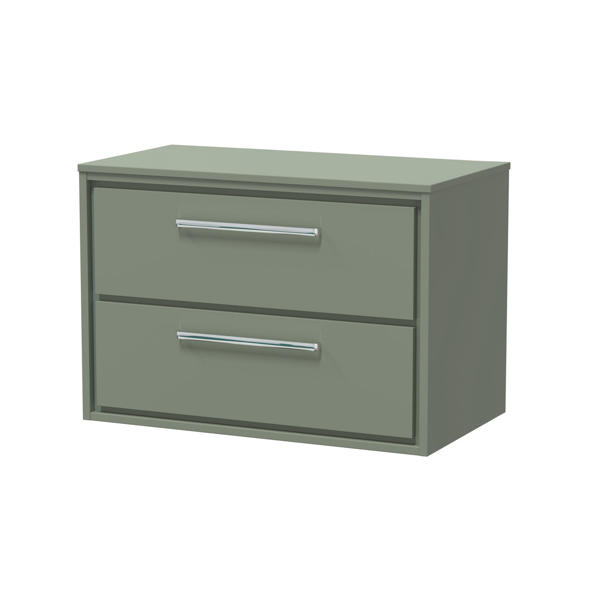 Hudson Reed Lille 800mm 2 Drawer Wall Hung Vanity Unit With Co-ordinating Worktop