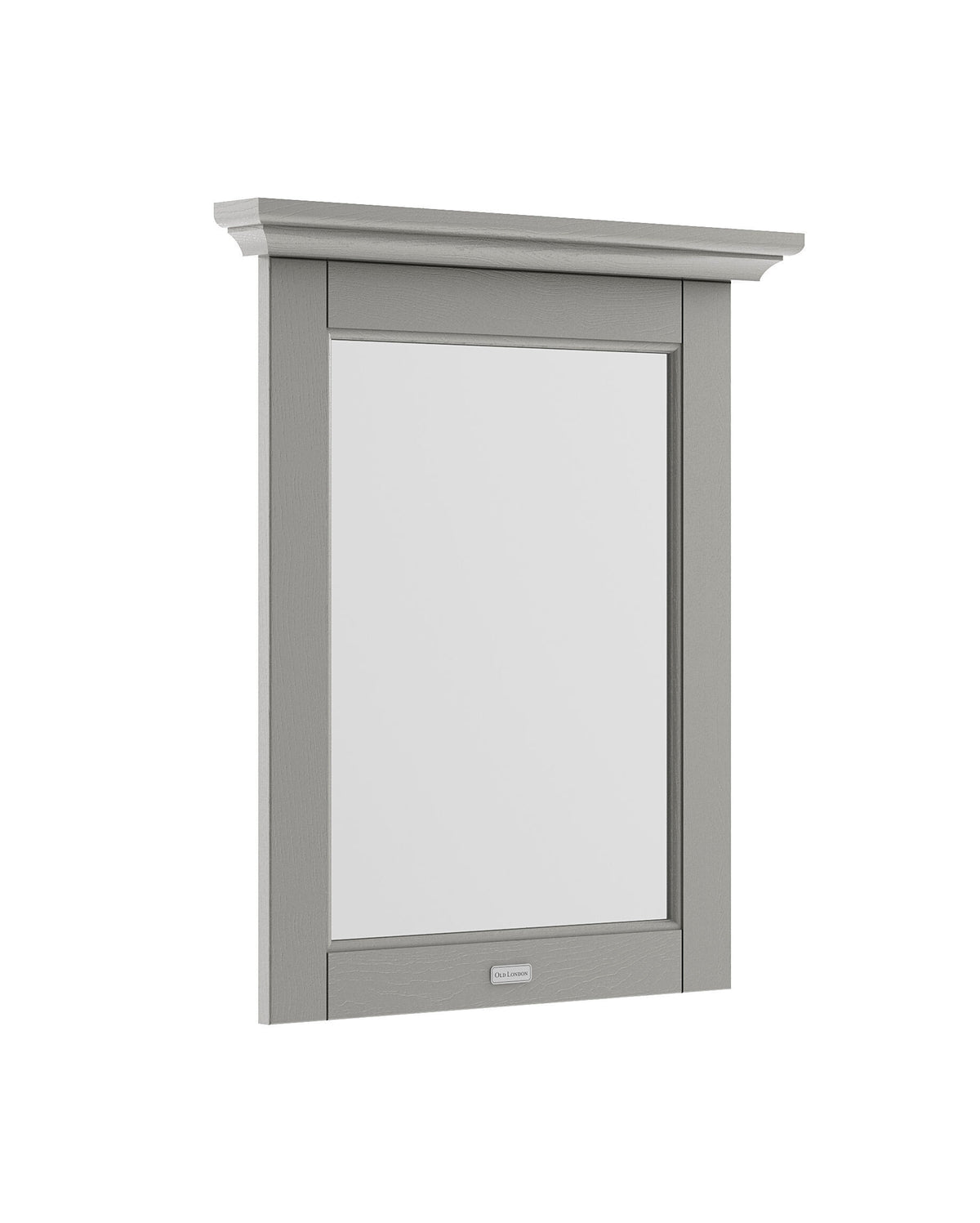 Old London 600 x 694mm Woodgrain Rectangular Bathroom Mirror