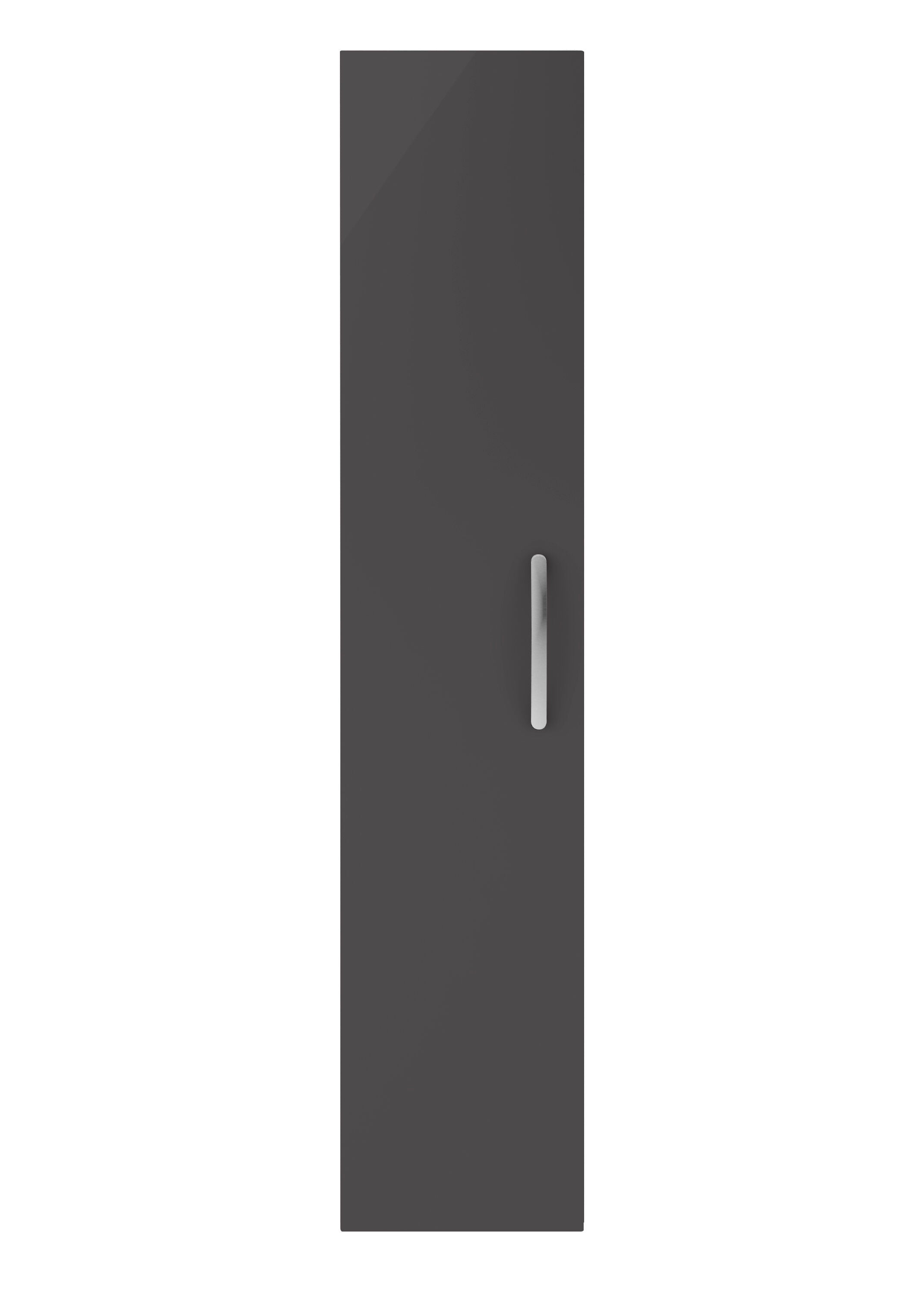 nuie Athena 300mm Gloss Grey Wall Hung Tall Cabinet