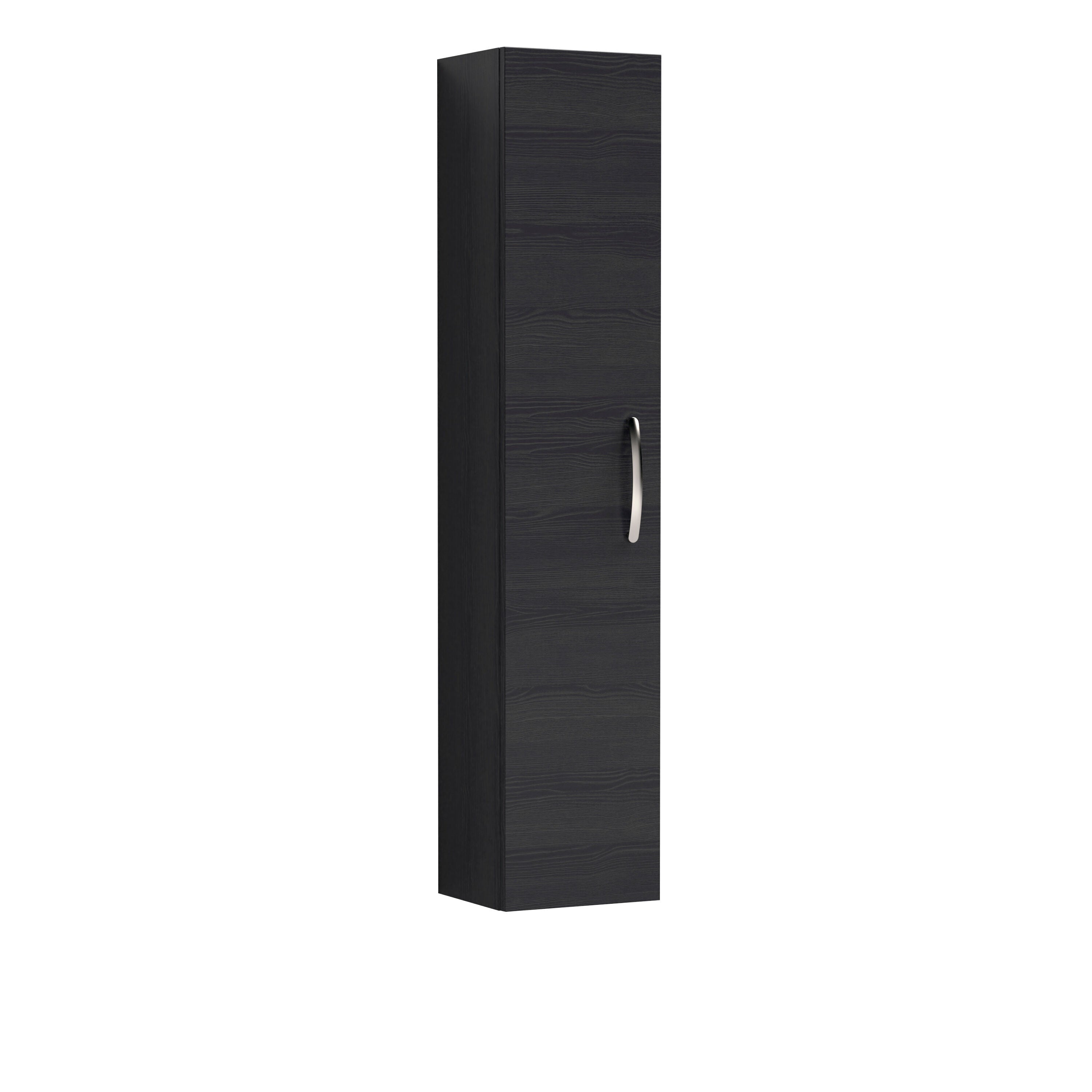 nuie Athena 300mm Charcoal Black Wall Hung Tall Cabinet
