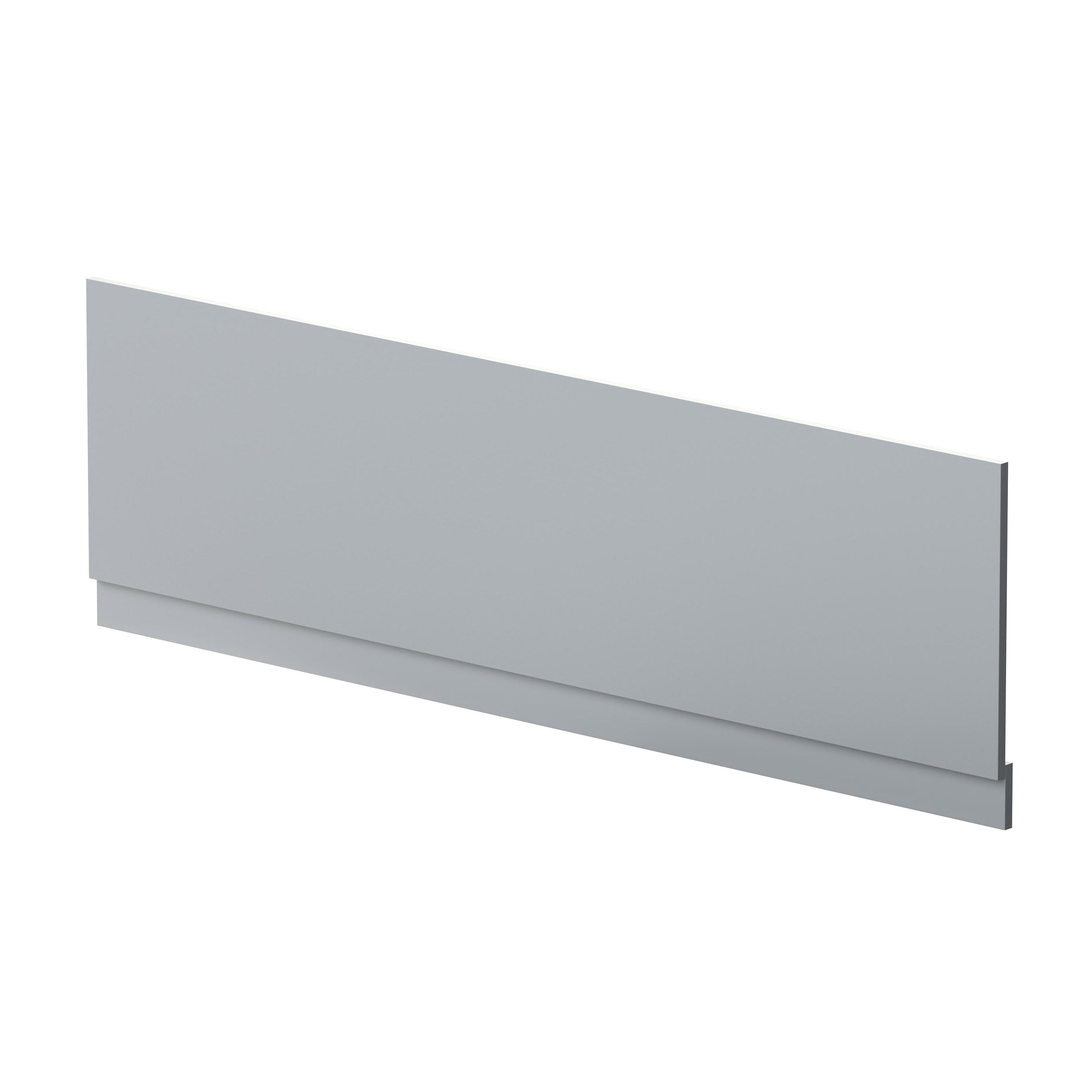 Urban 1800mm Satin Grey MDF Matt Front Bath Panel