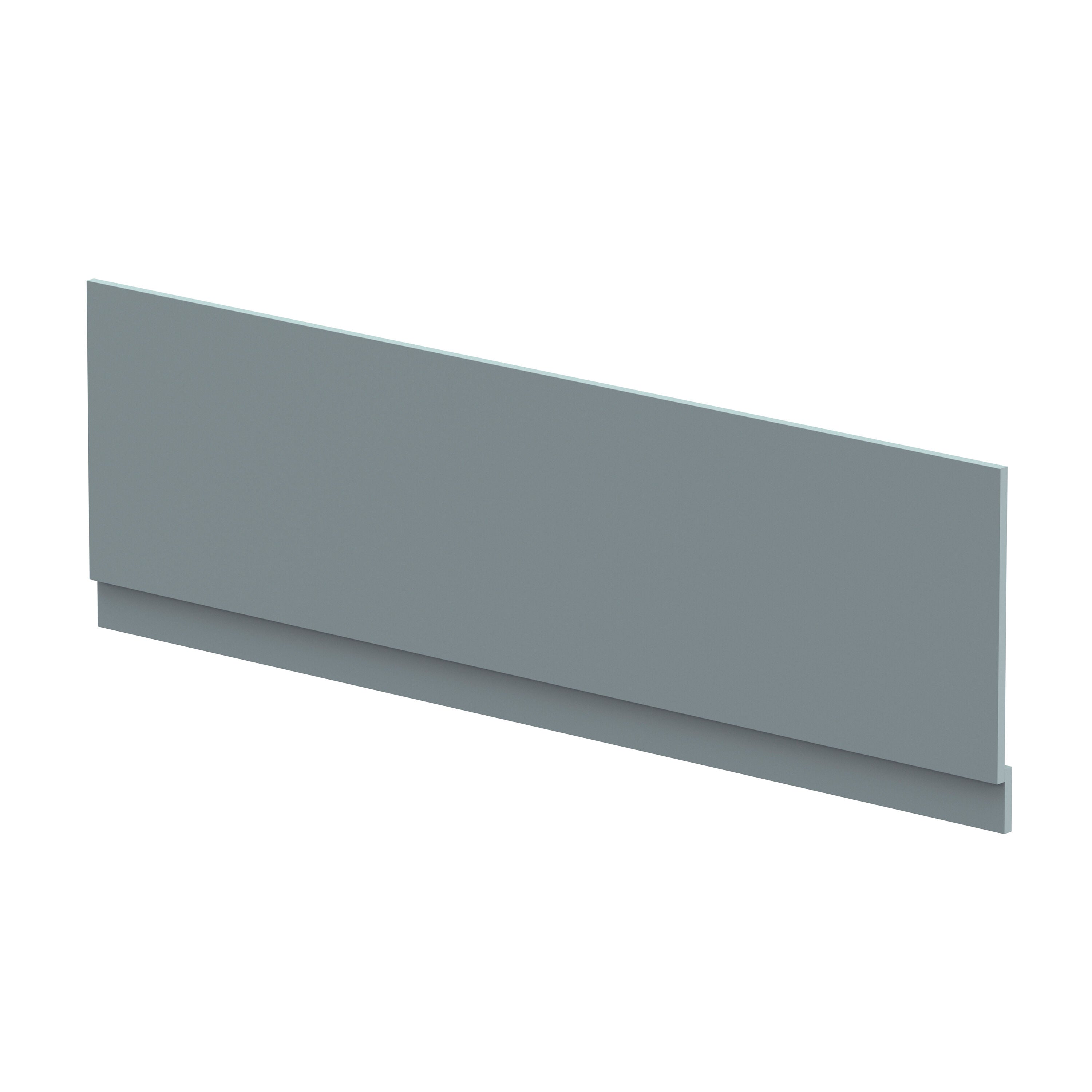 1800mm Coastal Grey MFC Matt Front Bath Panel With Plinth